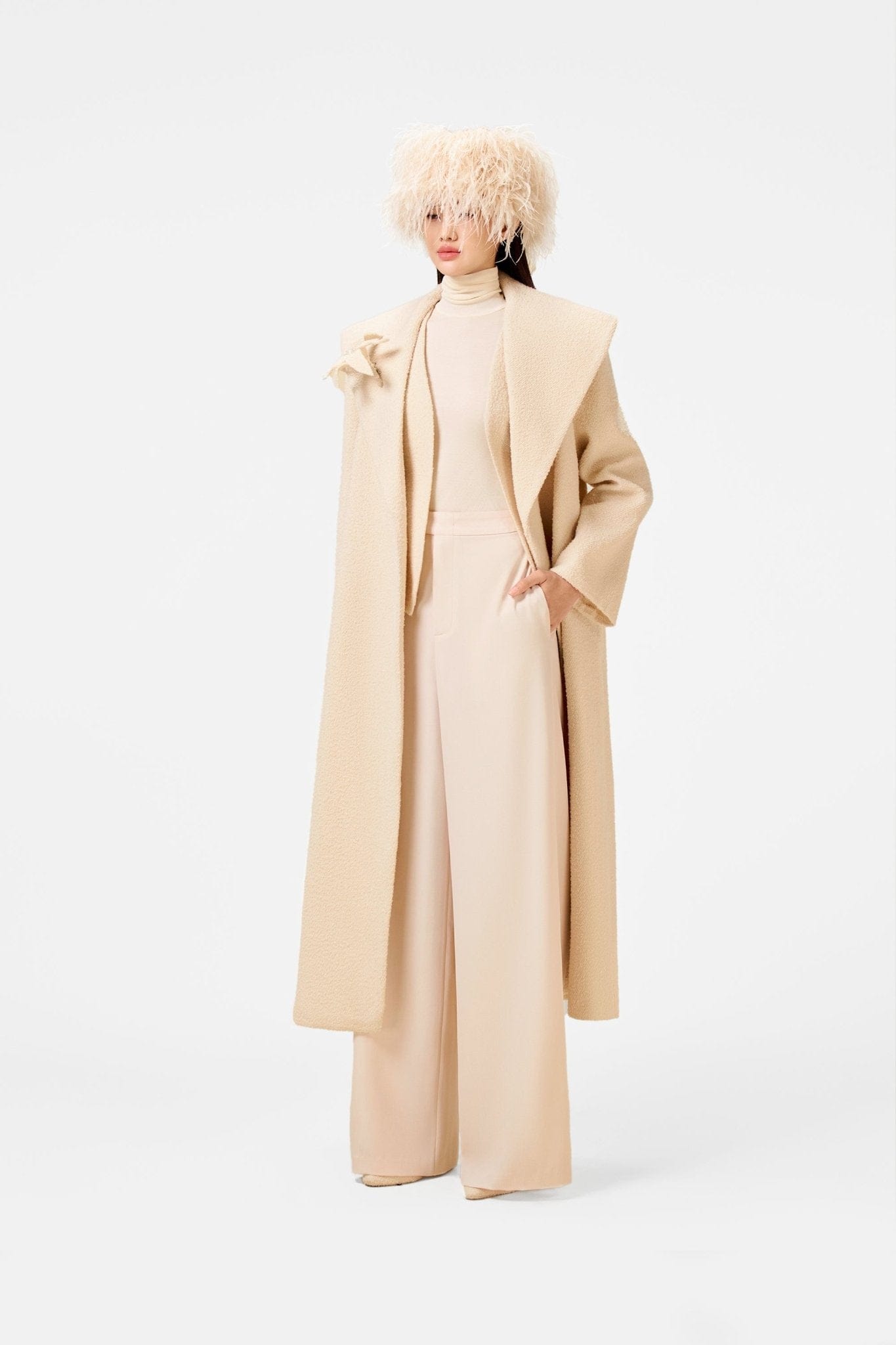 Cream Trench Coat - Montsand