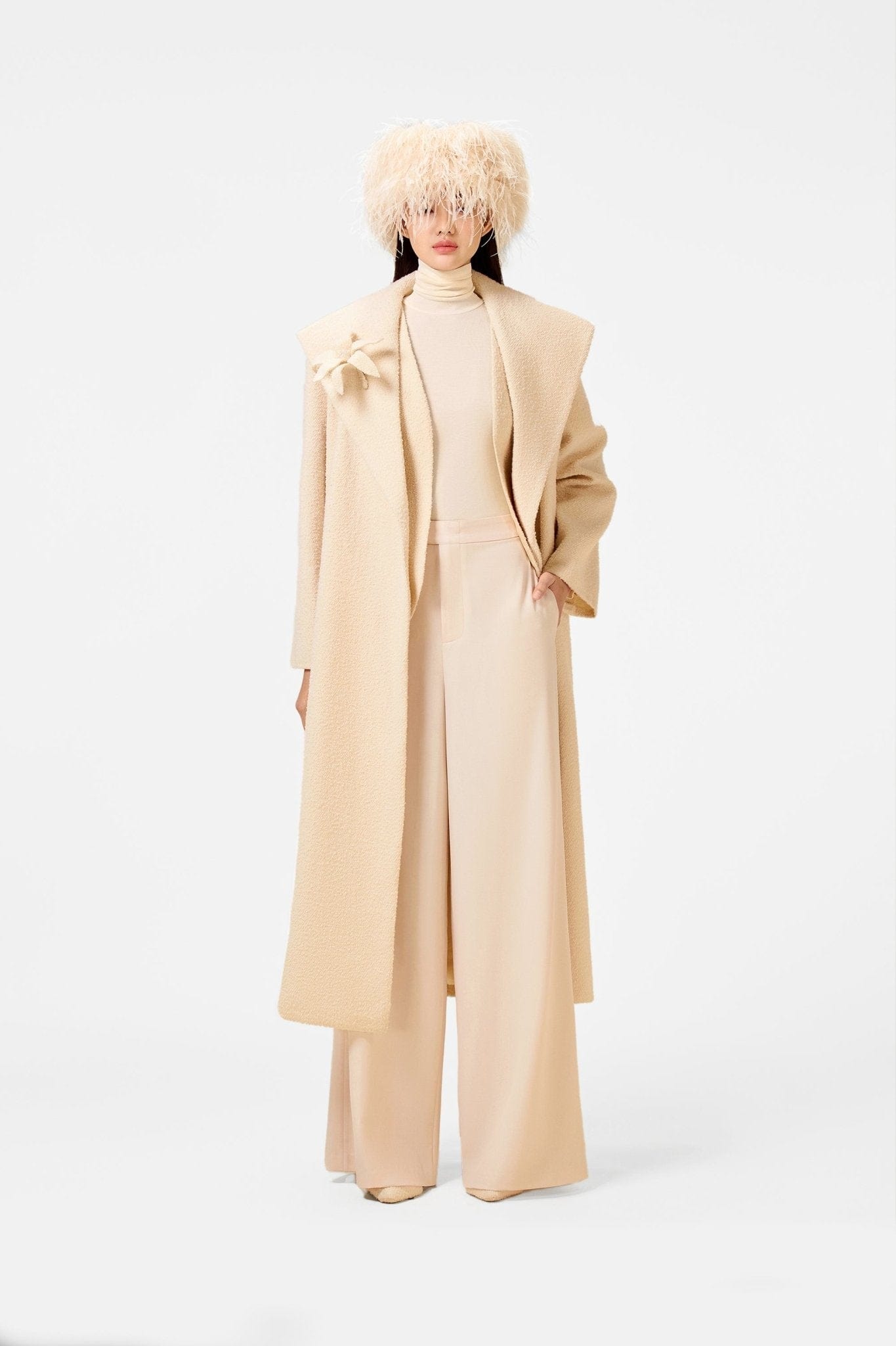 Cream Trench Coat - Montsand