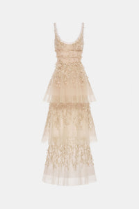 Pastel Tiered Maxi Dress