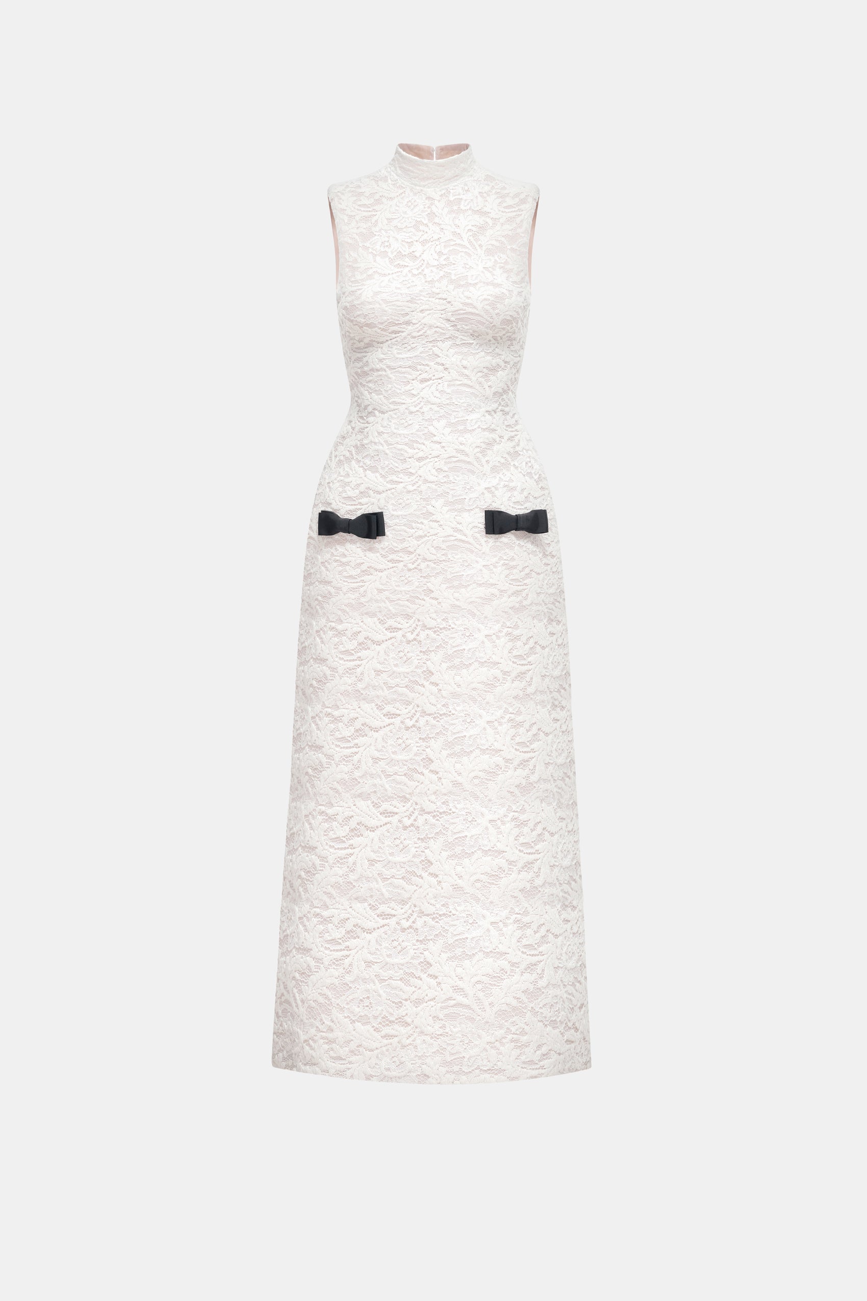 Grey Tulle Off-shoulder Midi Dress