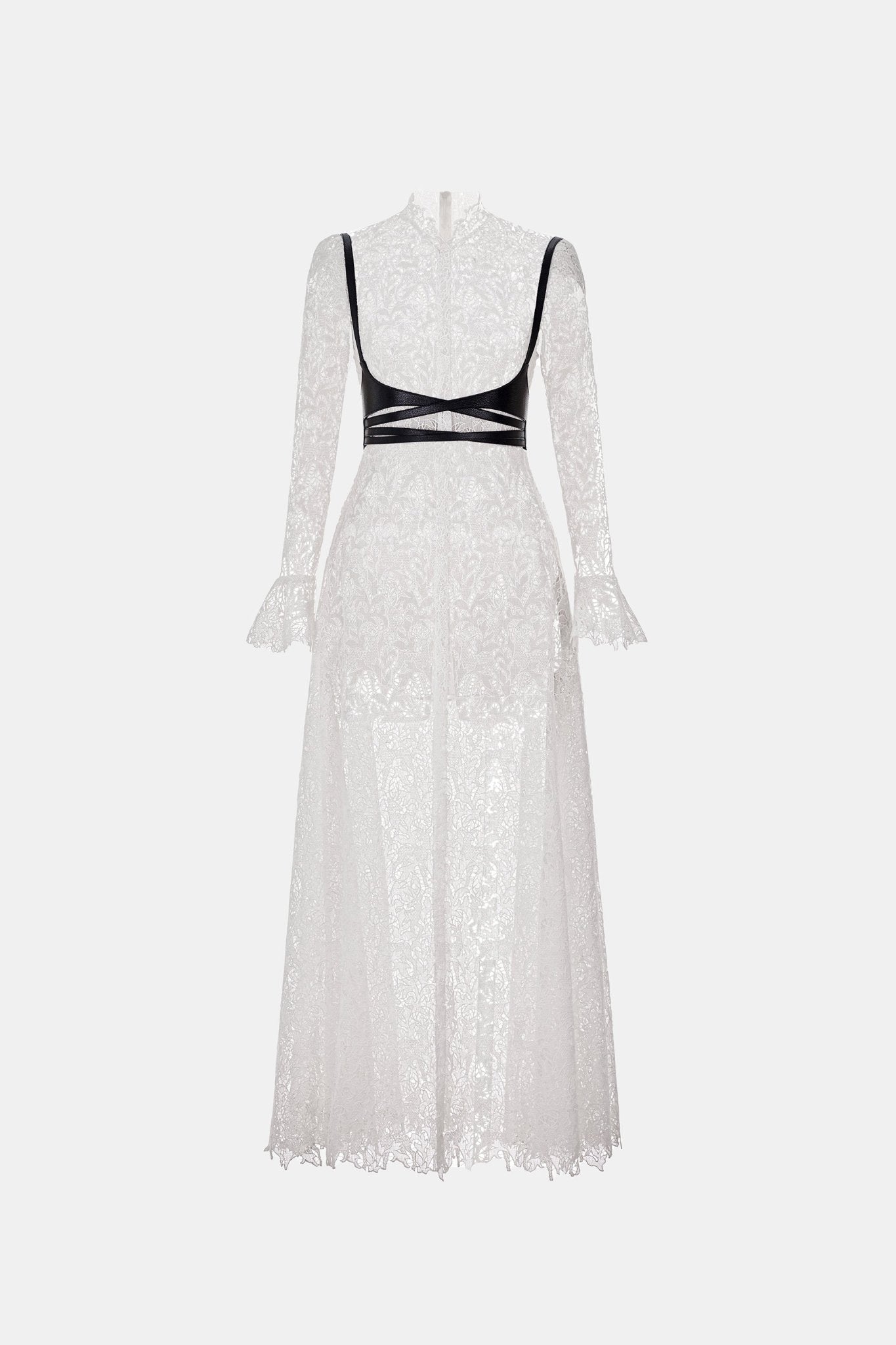 Deer Lace Long Dress - Montsand