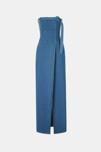 Denim Long Dress - Montsand