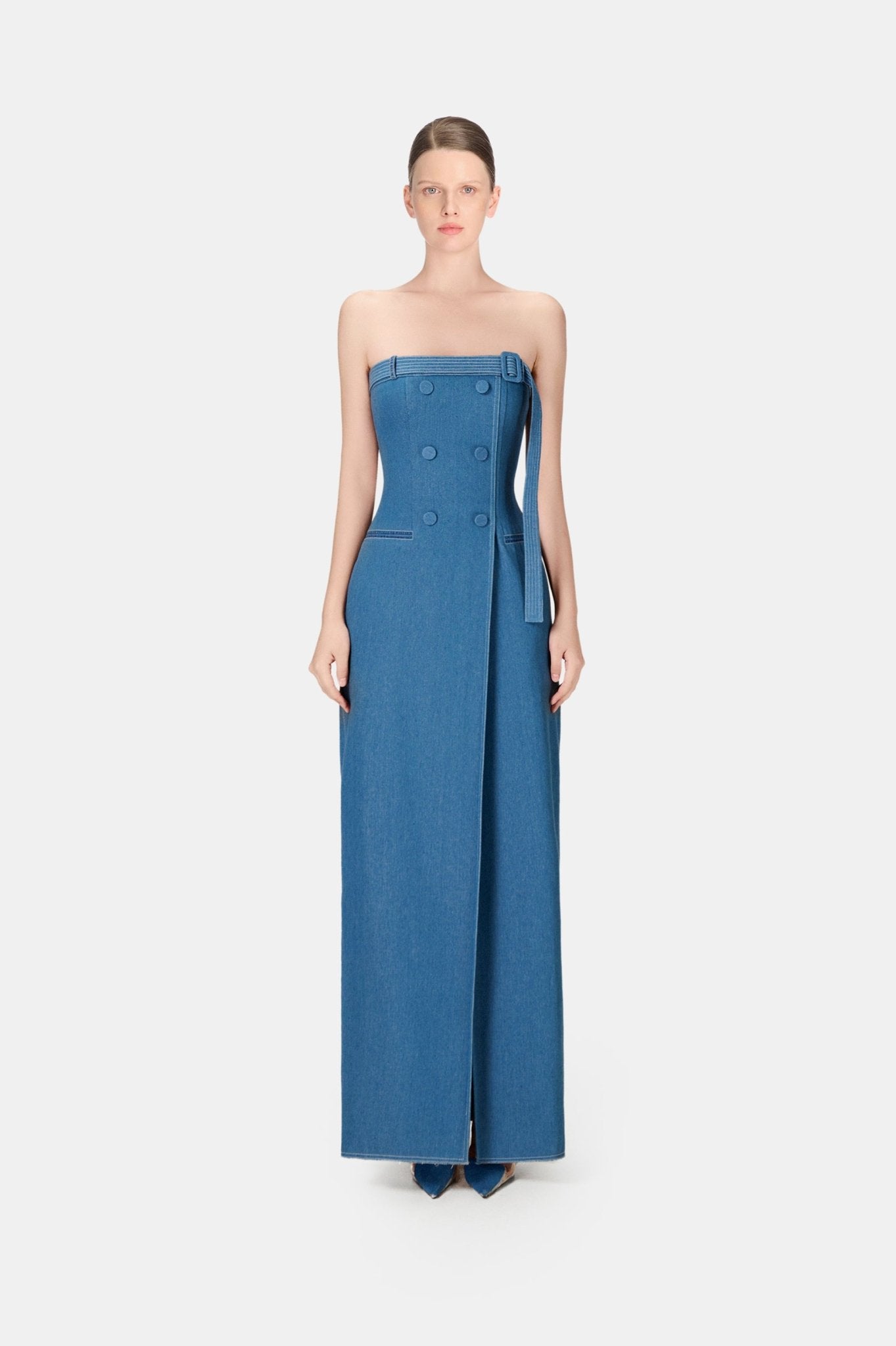 Denim Long Dress - Montsand