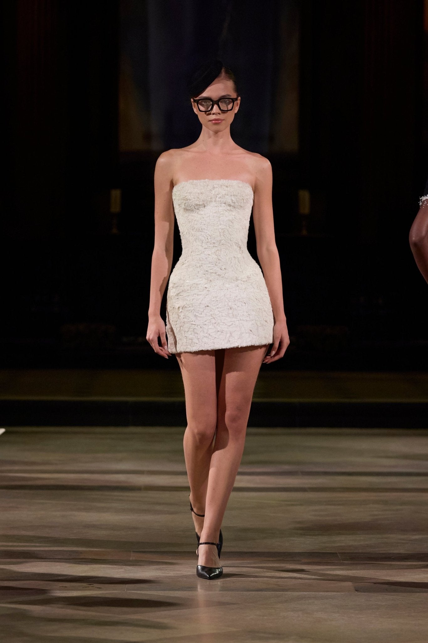 Fur Tube Mini Dress - Montsand