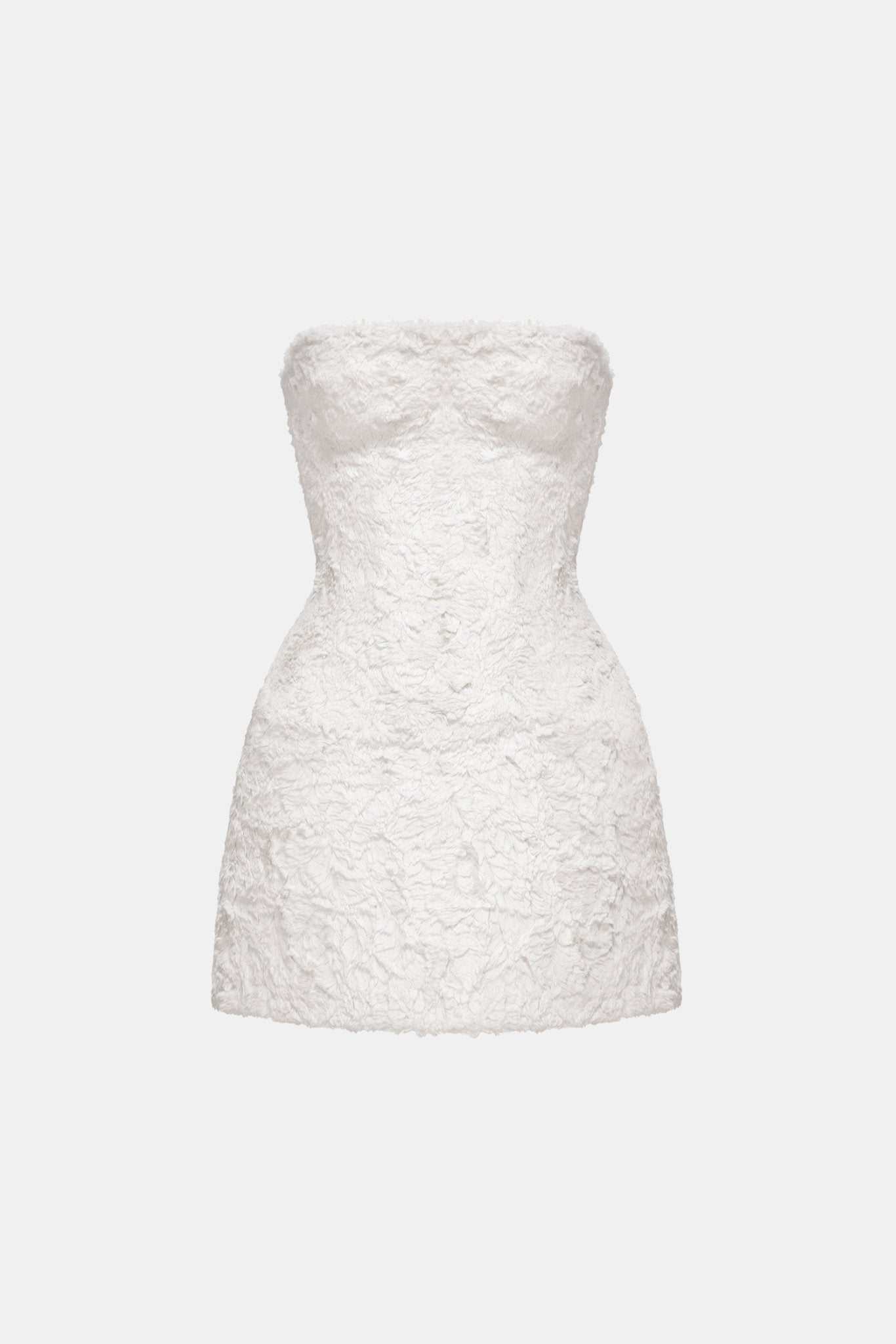 Fur Tube Mini Dress - Montsand