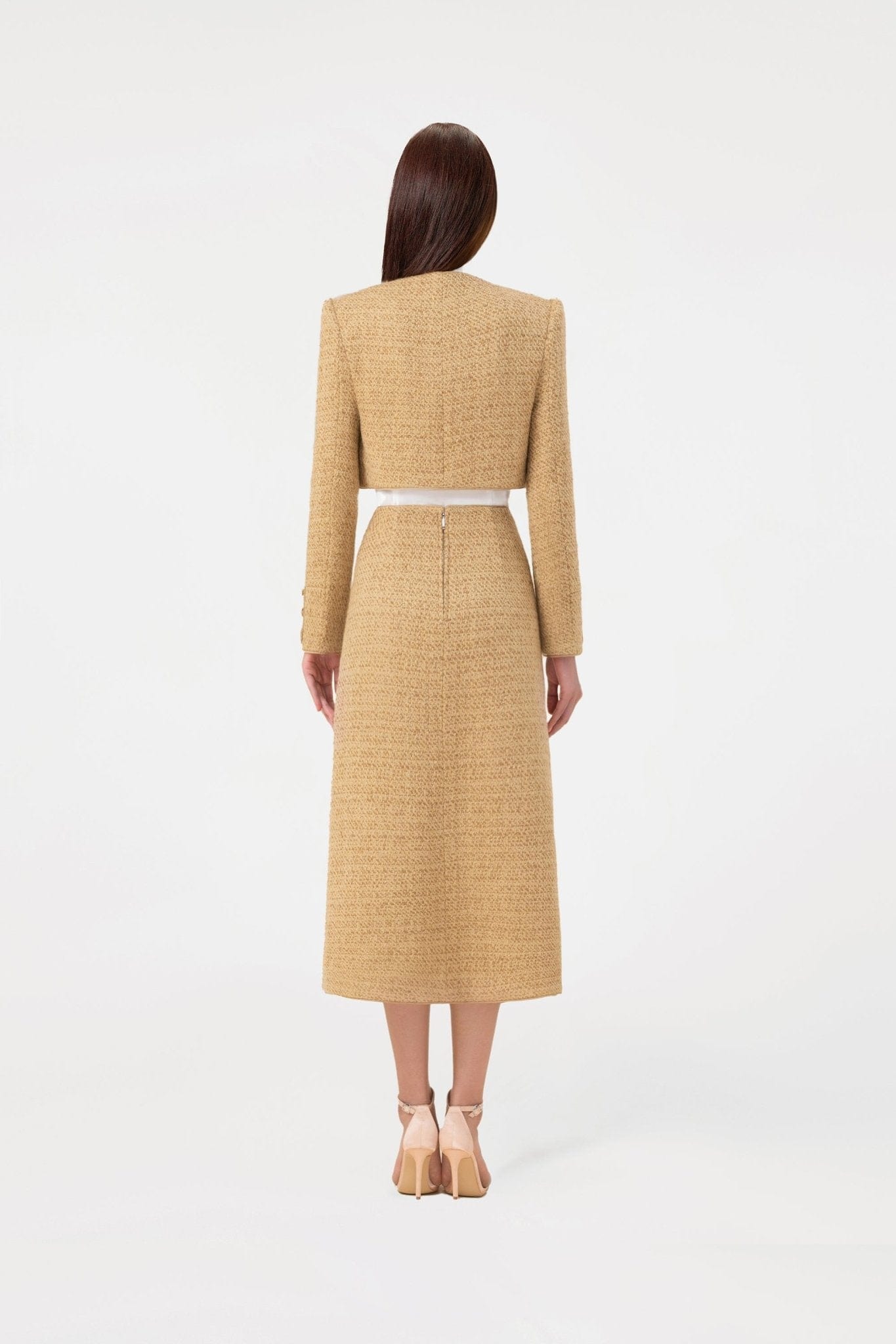 Gold Tweed Jacket - Montsand
