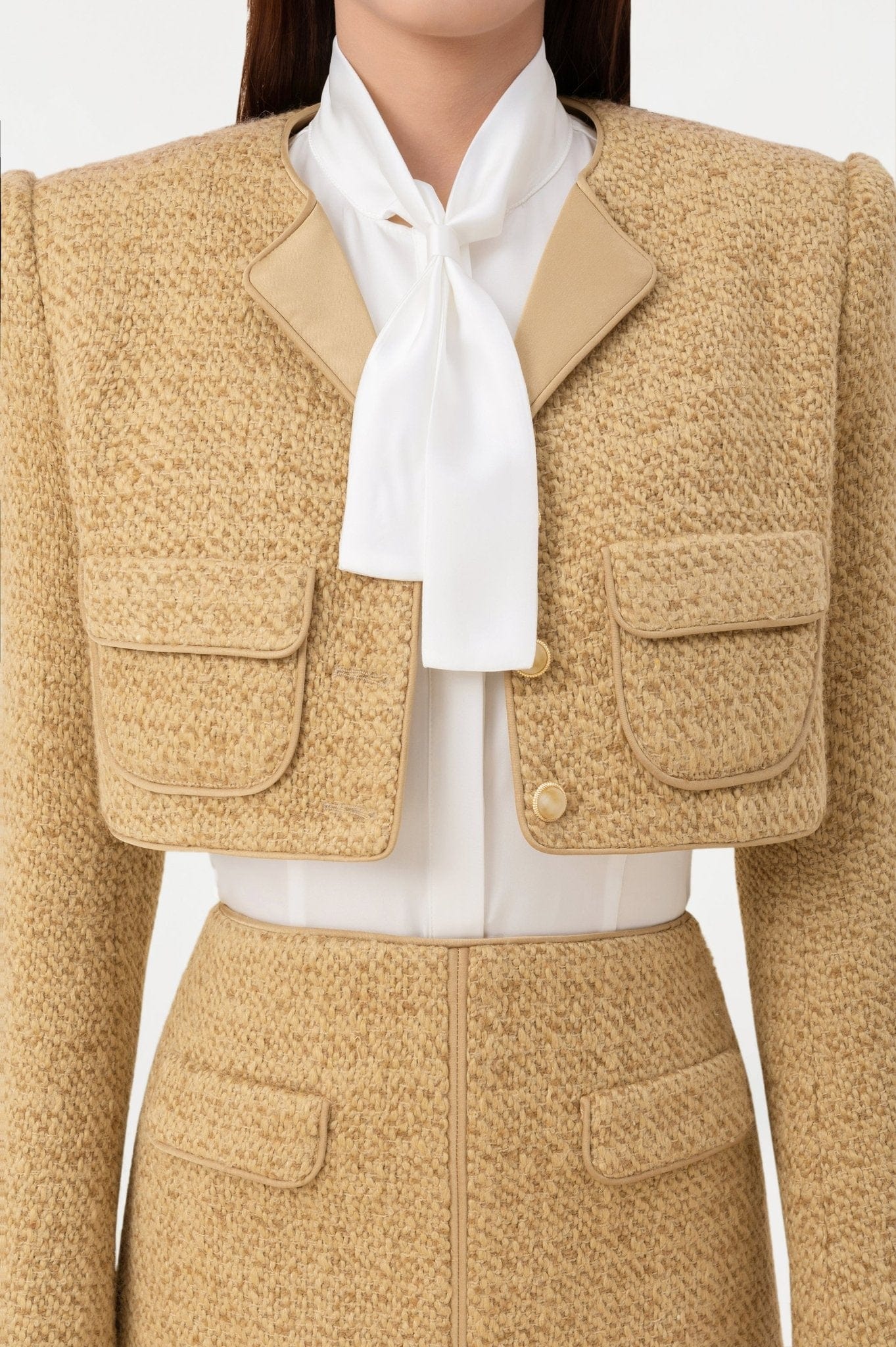 Gold Tweed Jacket - Montsand