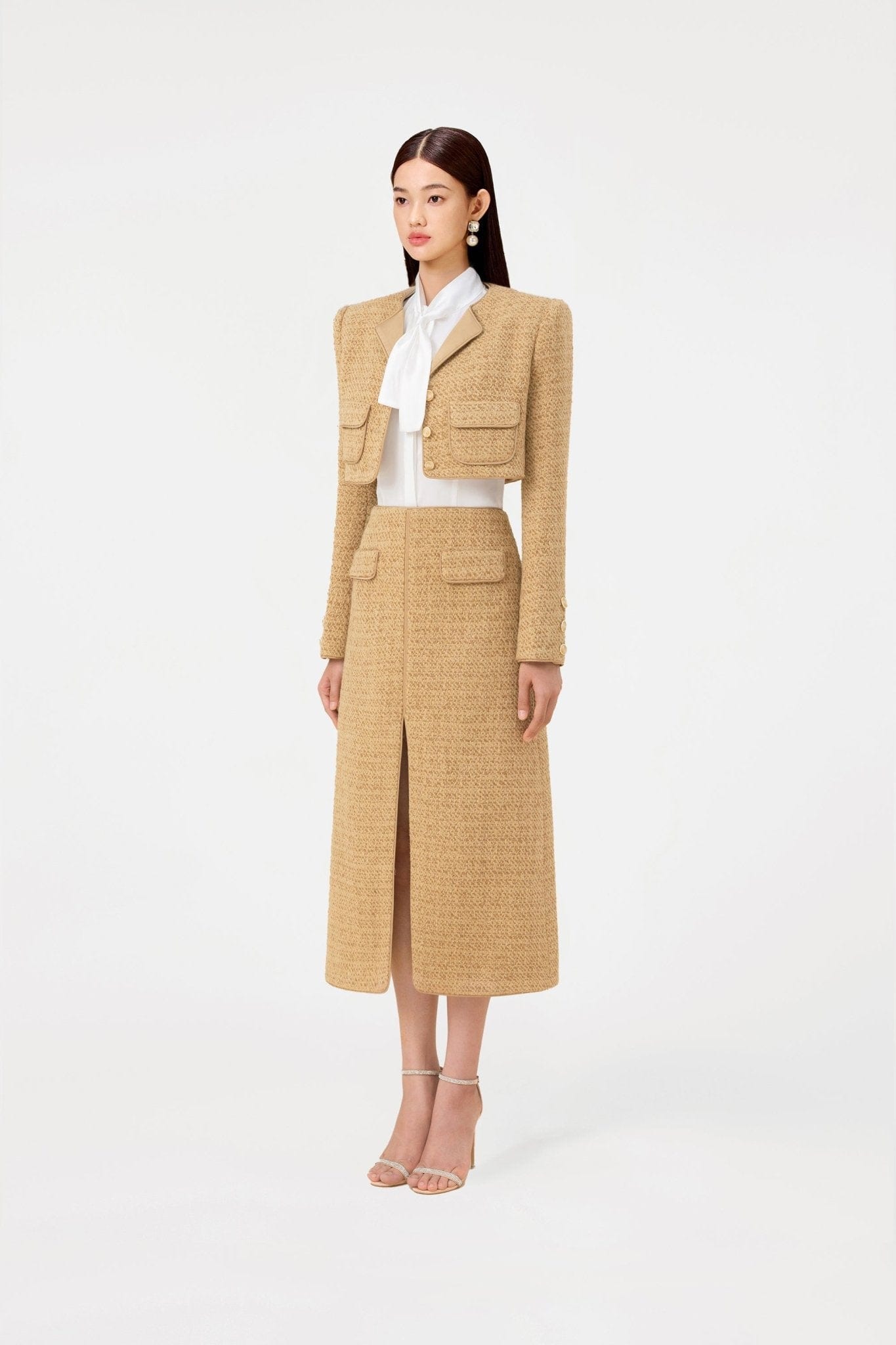 Gold Tweed Jacket - Montsand