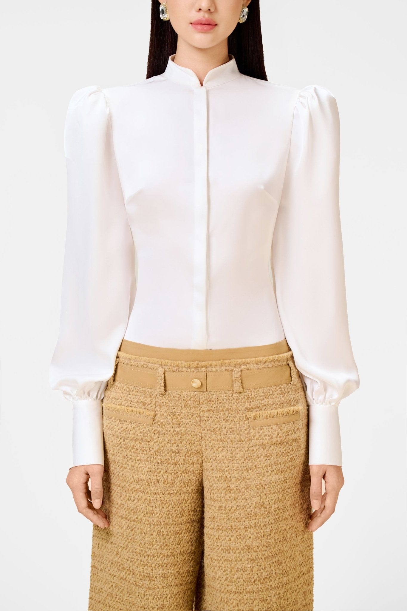 Gold Tweed Trousers - Montsand