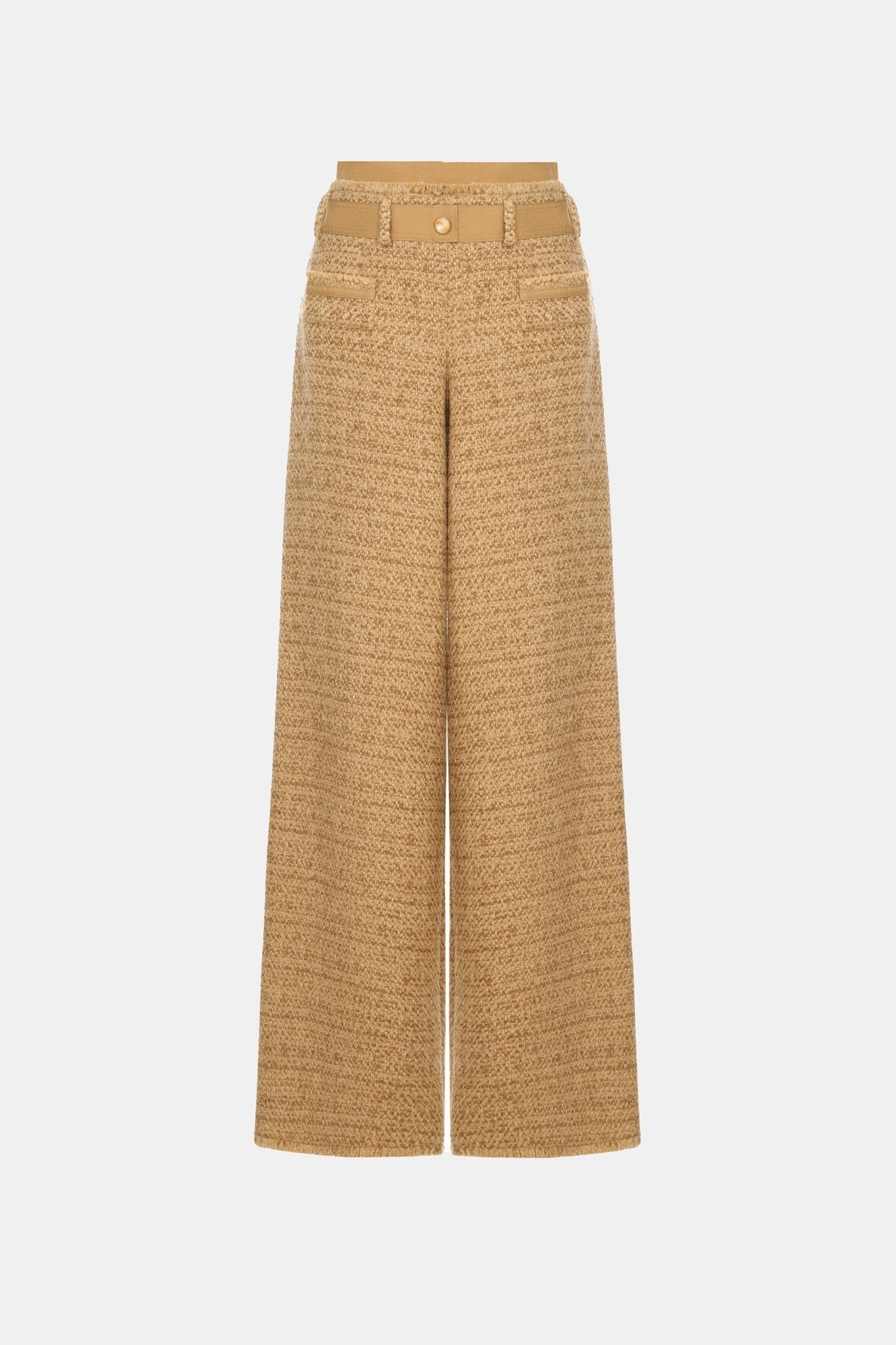 Gold Tweed Trousers - Montsand