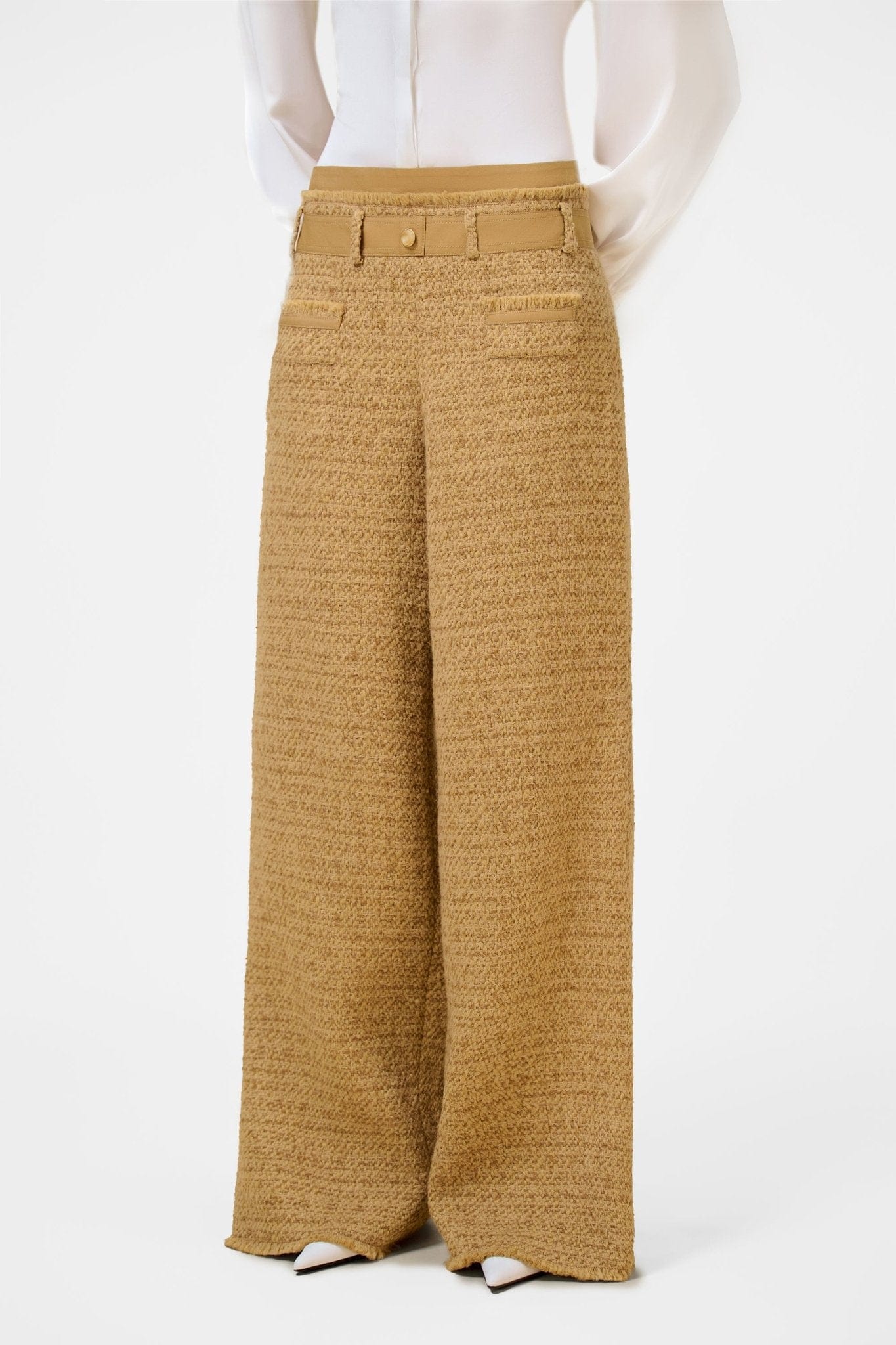 Gold Tweed Trousers - Montsand