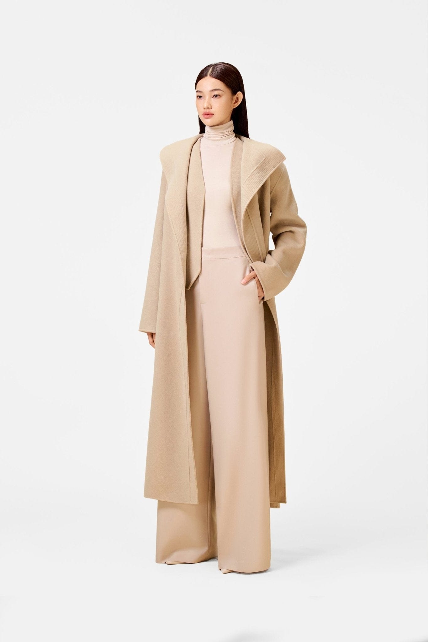 Grey Double - Faced Trench - Montsand