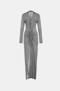 Grey Jersey Maxi Dress - Montsand