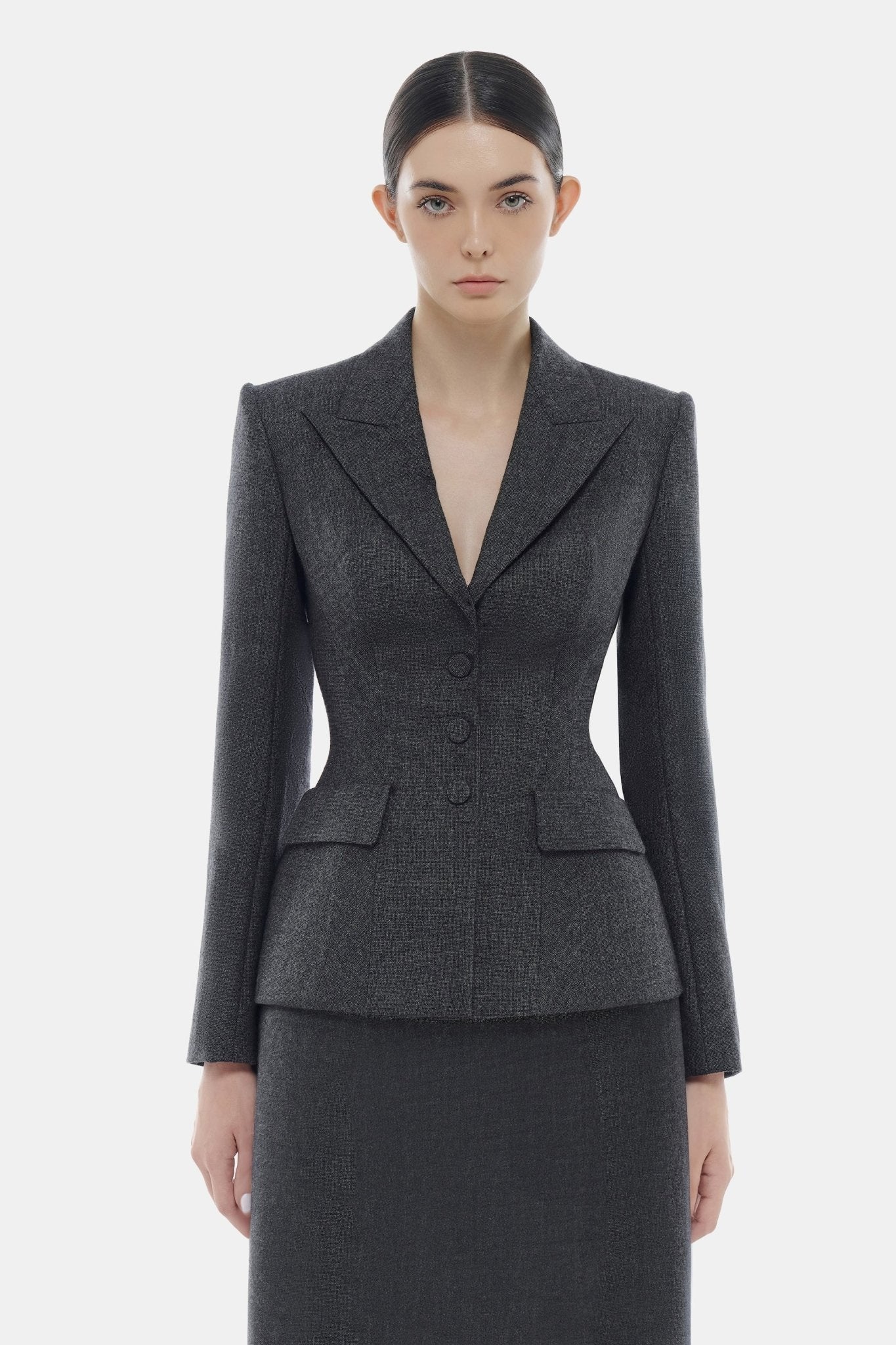 Grey Midi Skirt - Montsand