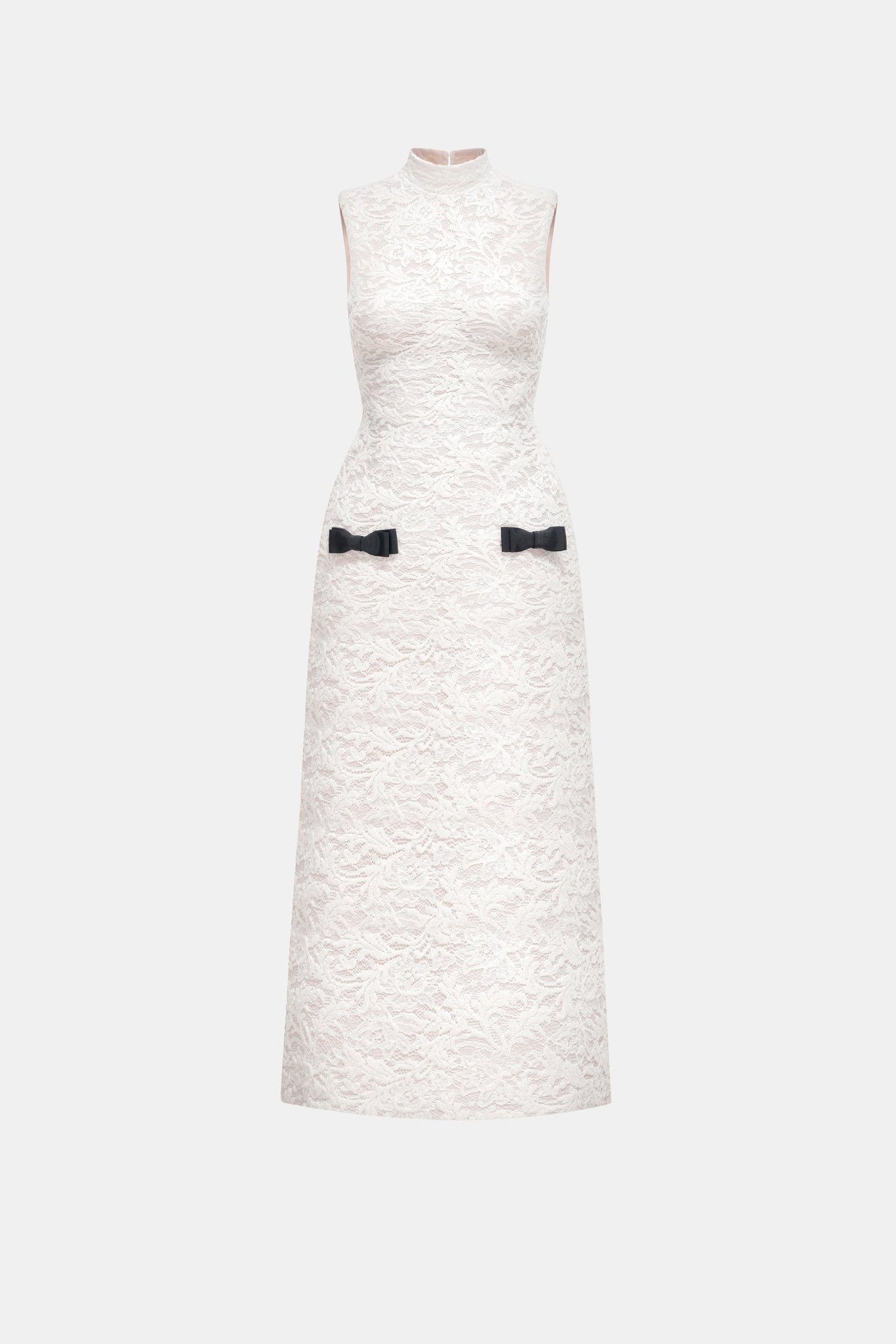 Grey Tulle Off - shoulder Midi Dress - Montsand