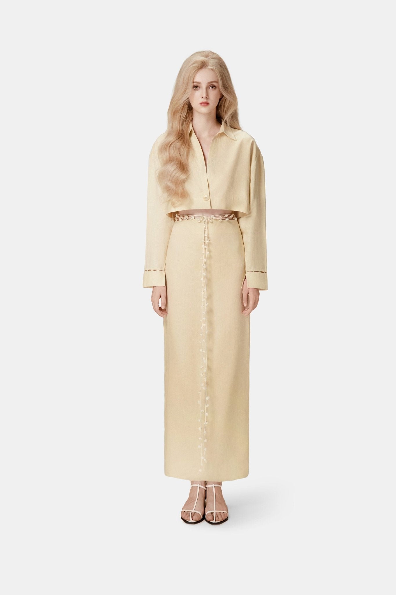 Ivory Convallaria Ivory Skirt - Montsand