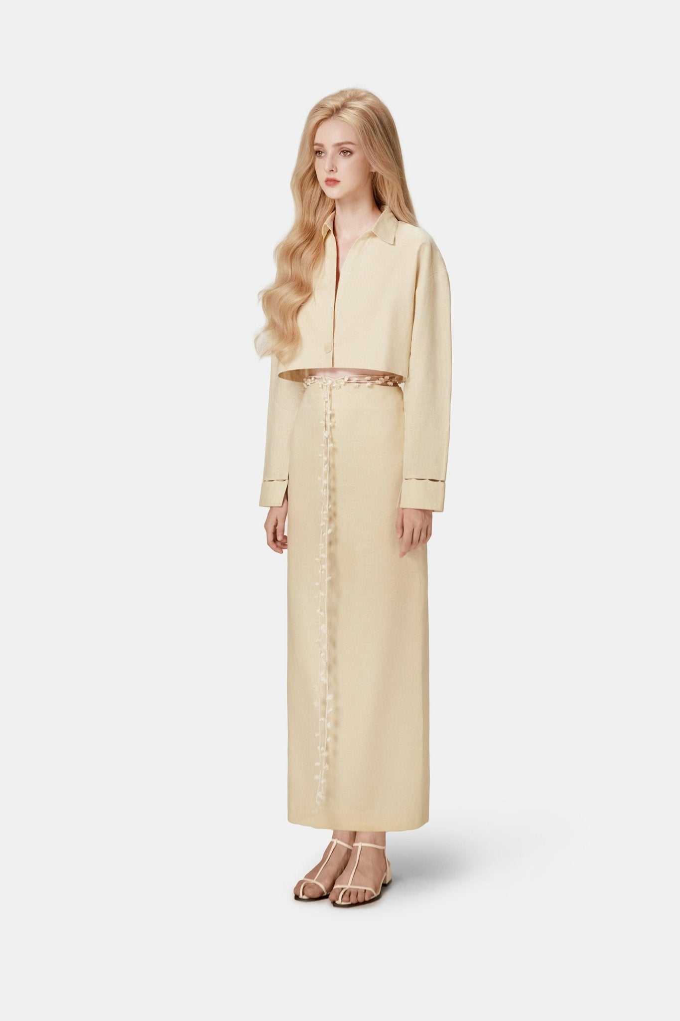 Ivory Convallaria Ivory Skirt - Montsand