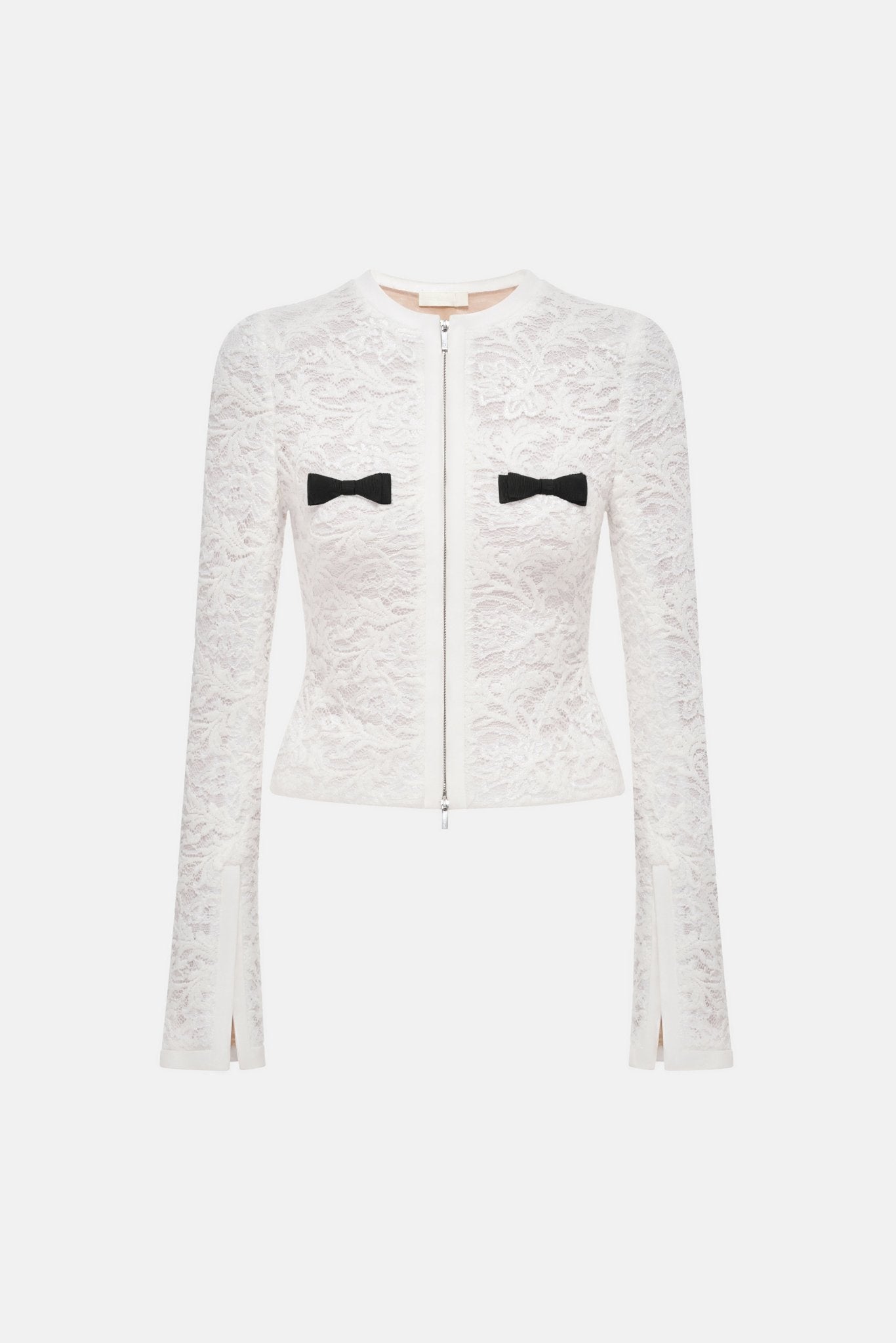Ivory Lace Flare Sleeve Top - Montsand