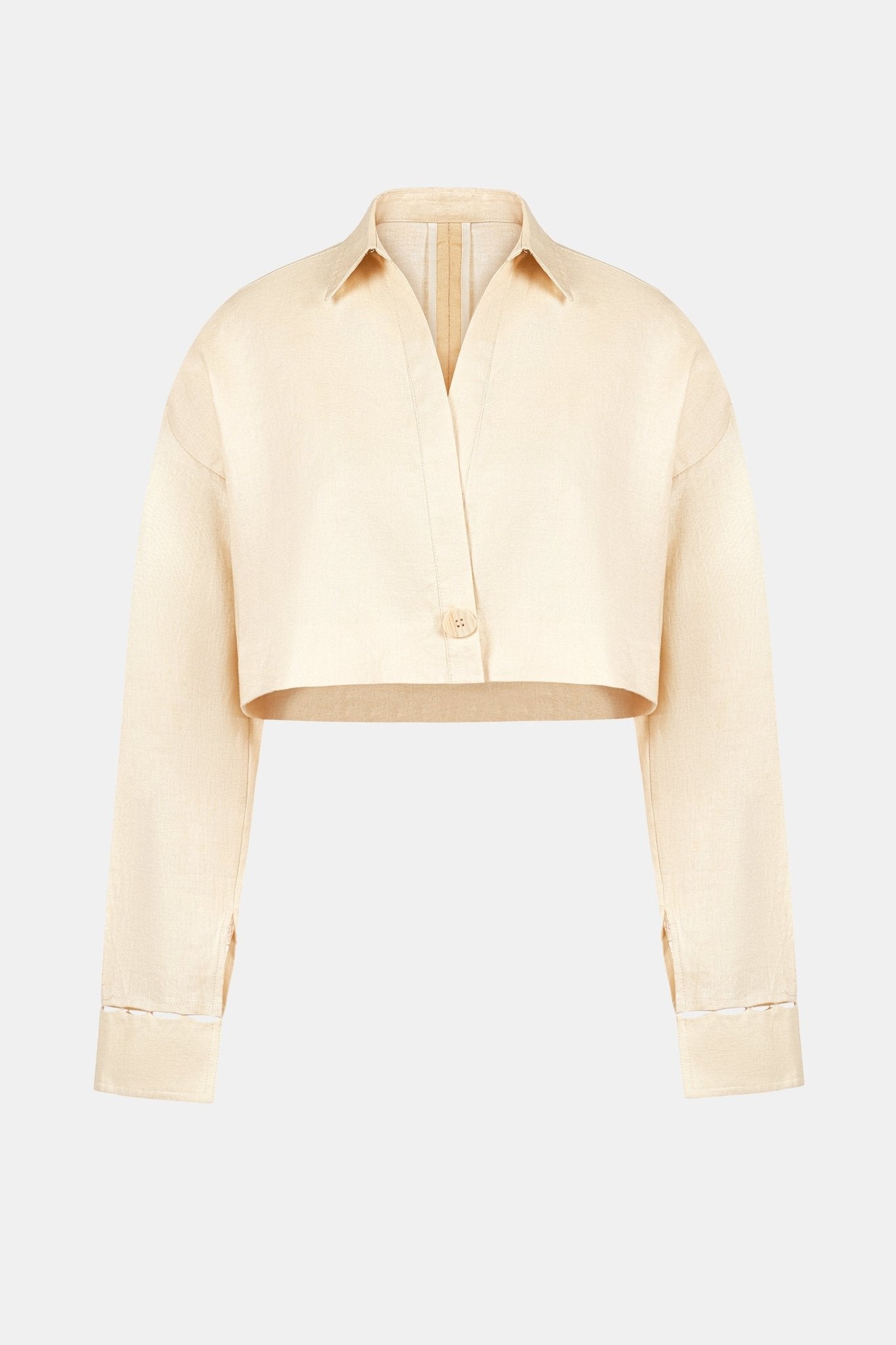 Ivory Linen Shirt - Montsand