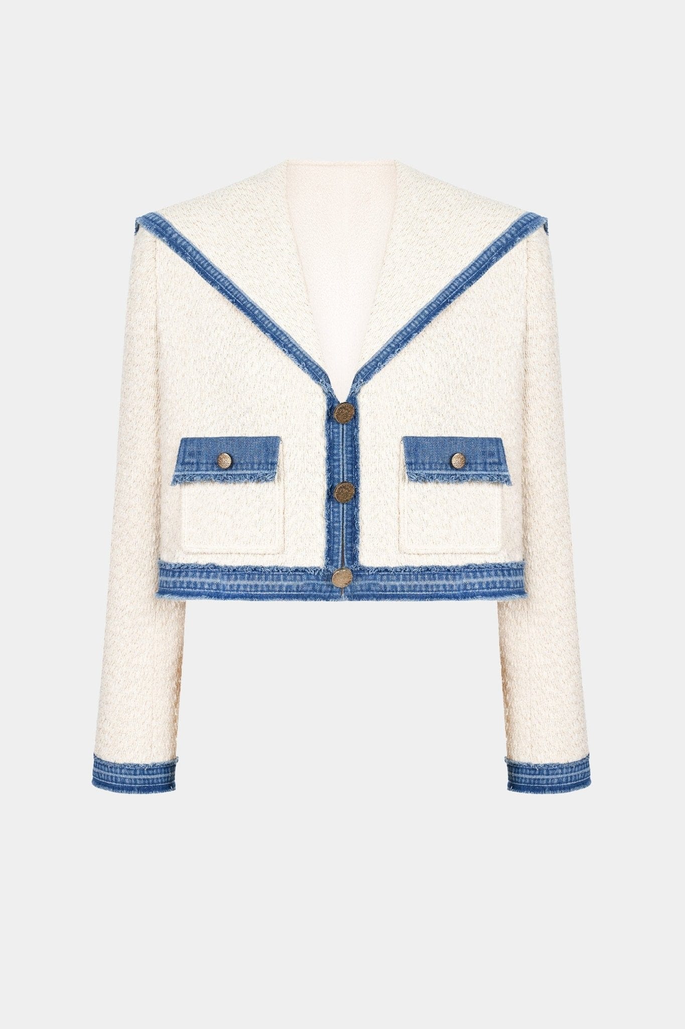 Ivory Sailor Tweed Jacket - Montsand