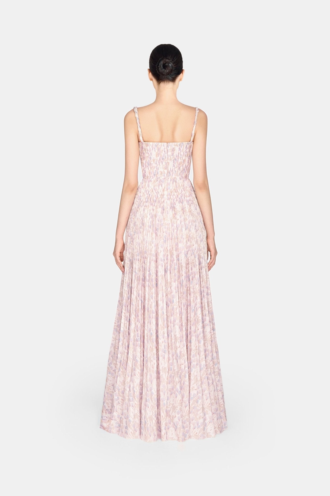 Lavender Pleated Maxi Dress - Montsand