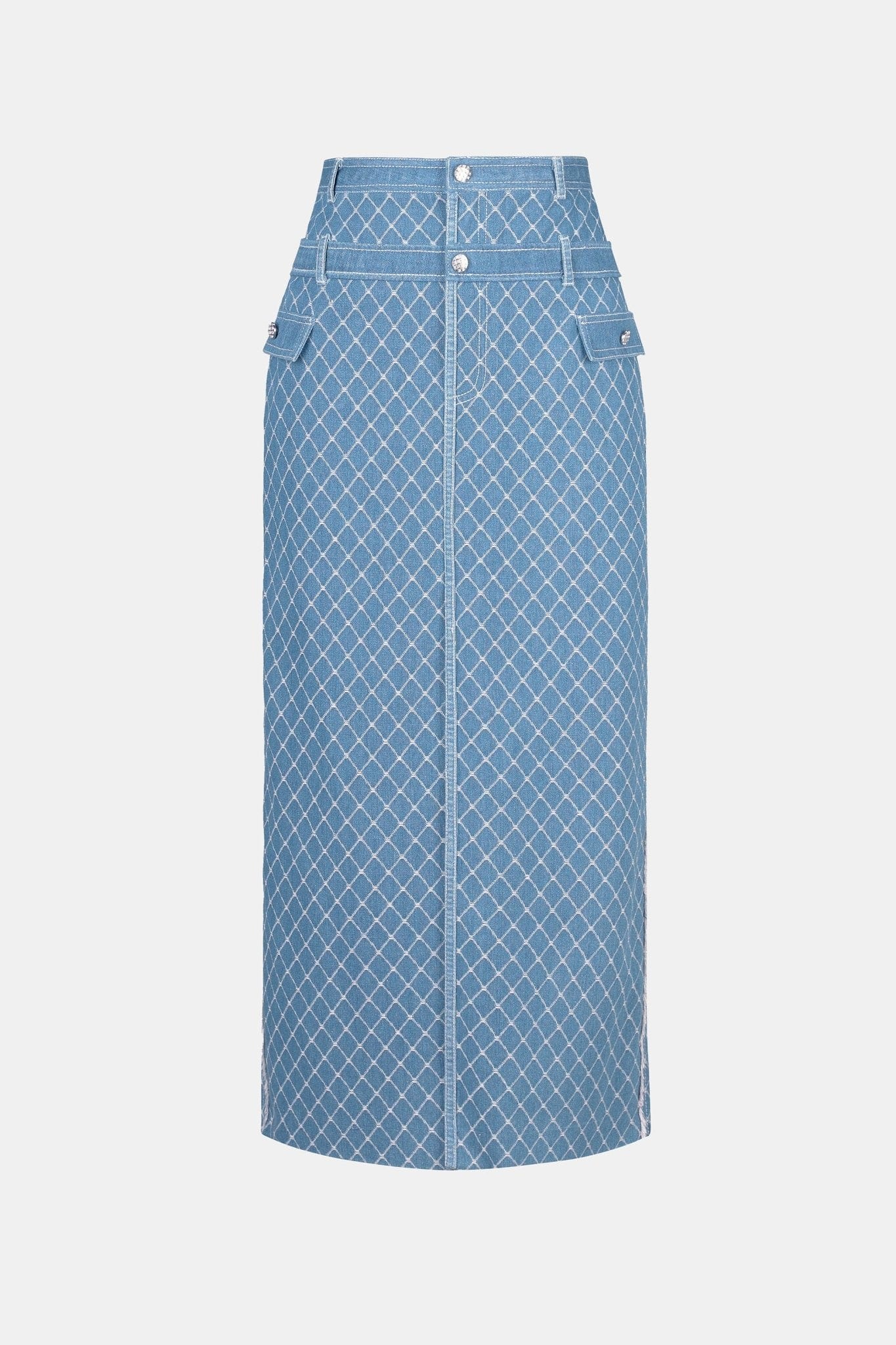 Lili Denim Pencil Skirt - Montsand