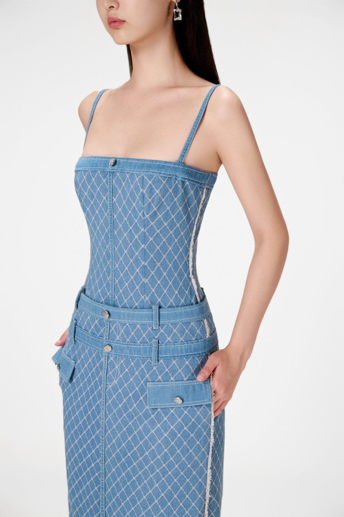 Lili Denim String Dress - Montsand