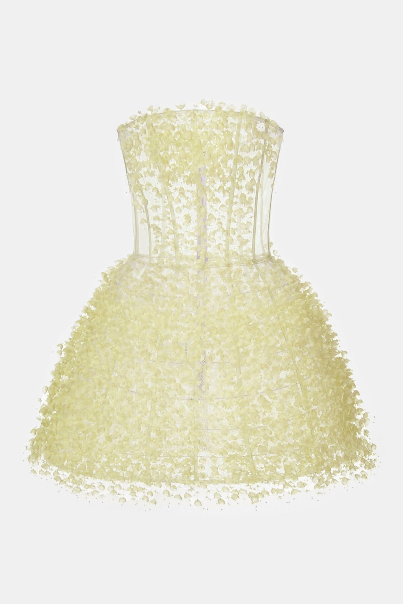Lime Flowers Mini Dress - Montsand