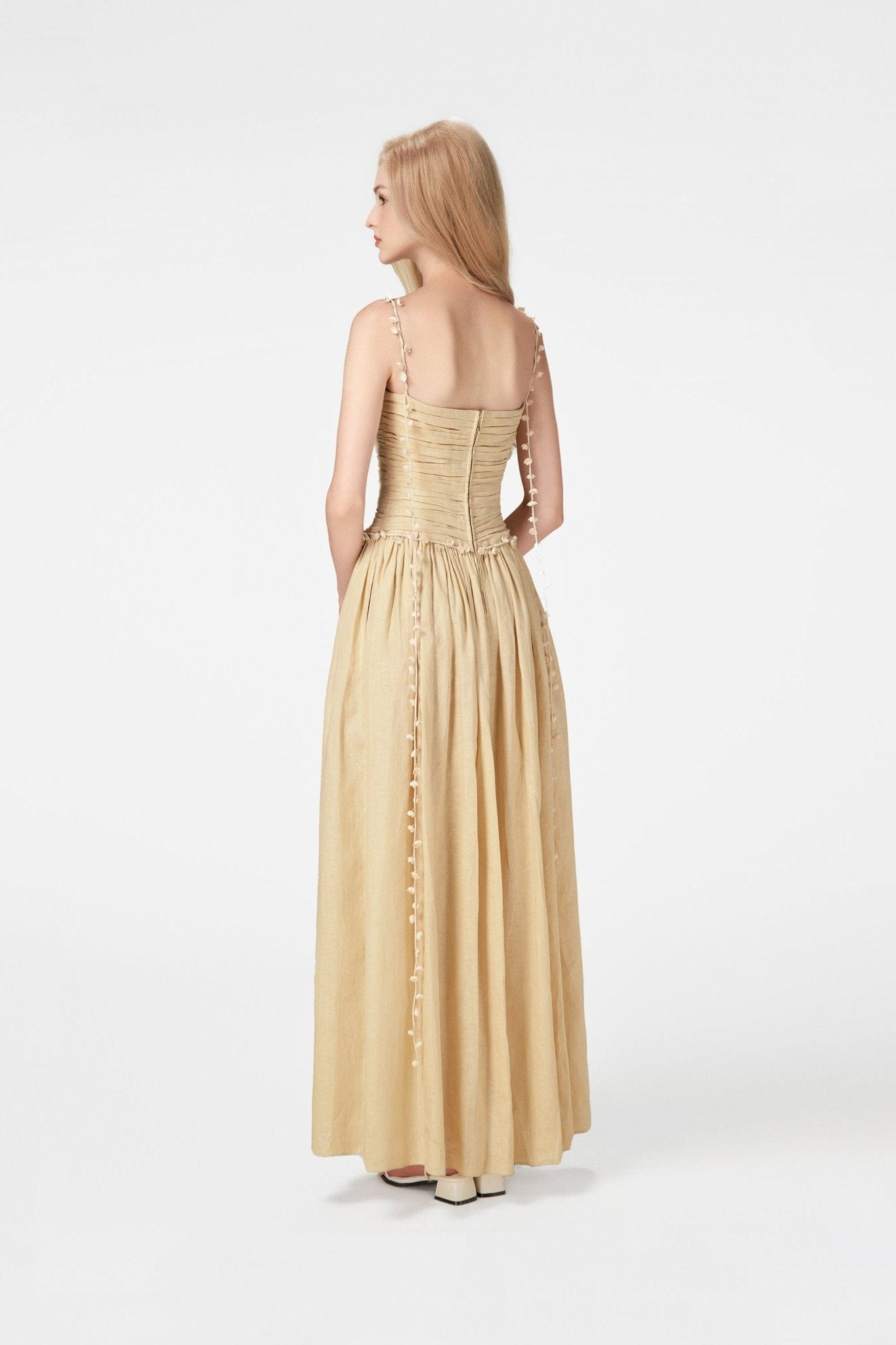 Linen Convallaria Maxi Dress - Montsand