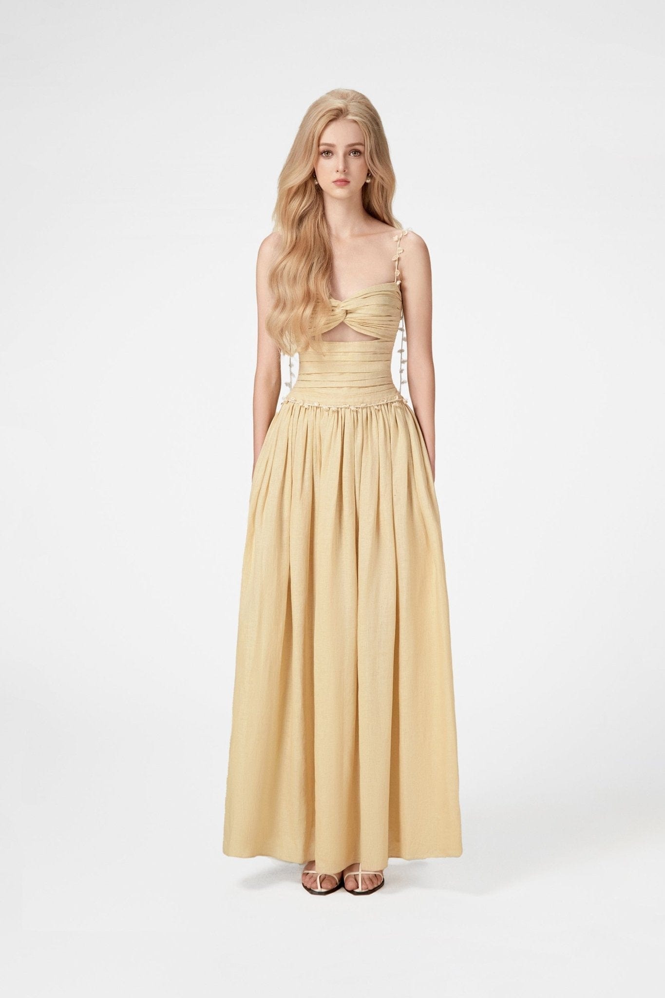 Linen Convallaria Maxi Dress - Montsand