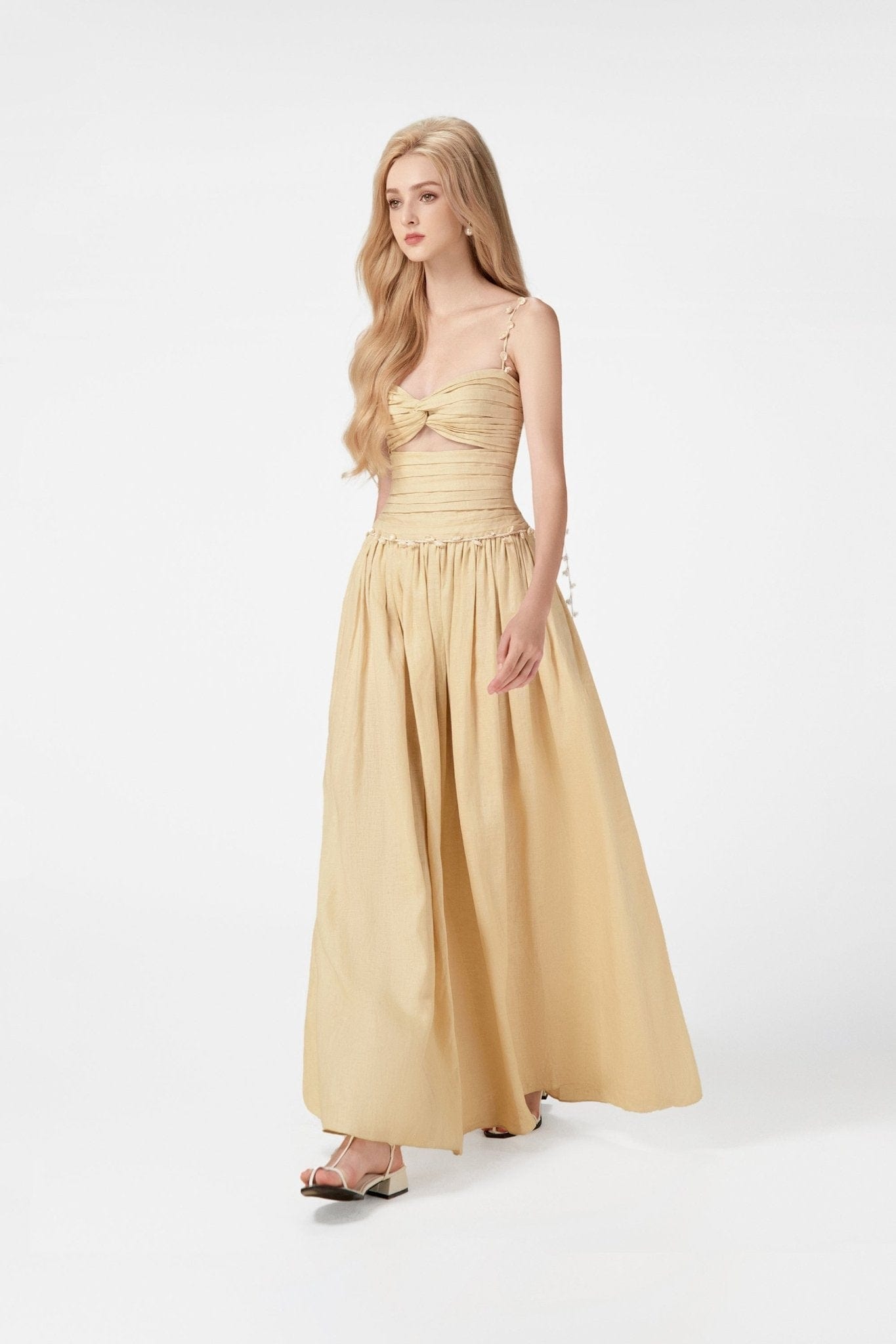 Linen Convallaria Maxi Dress - Montsand