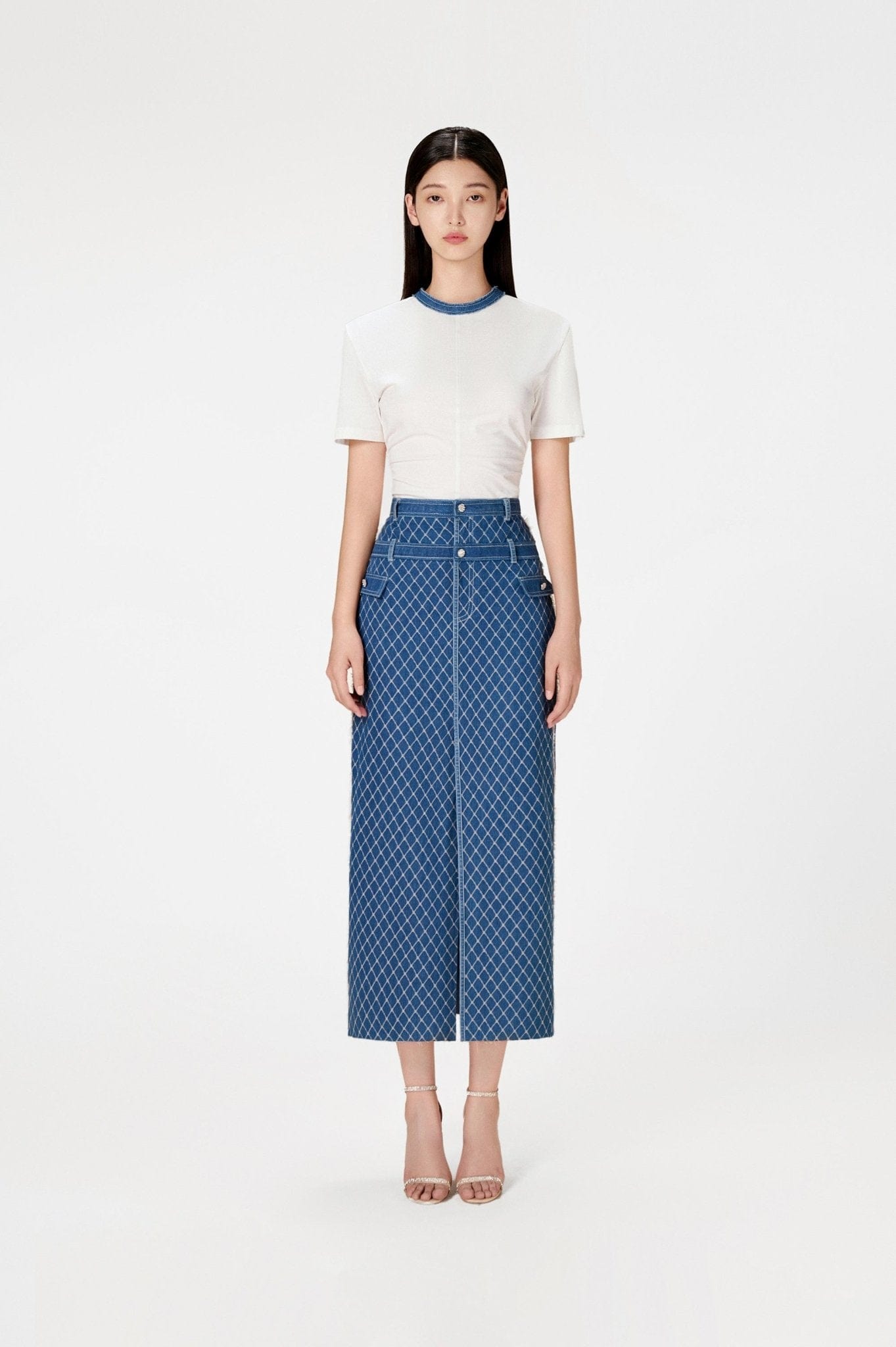 Mimi Denim Pencil Skirt - Montsand