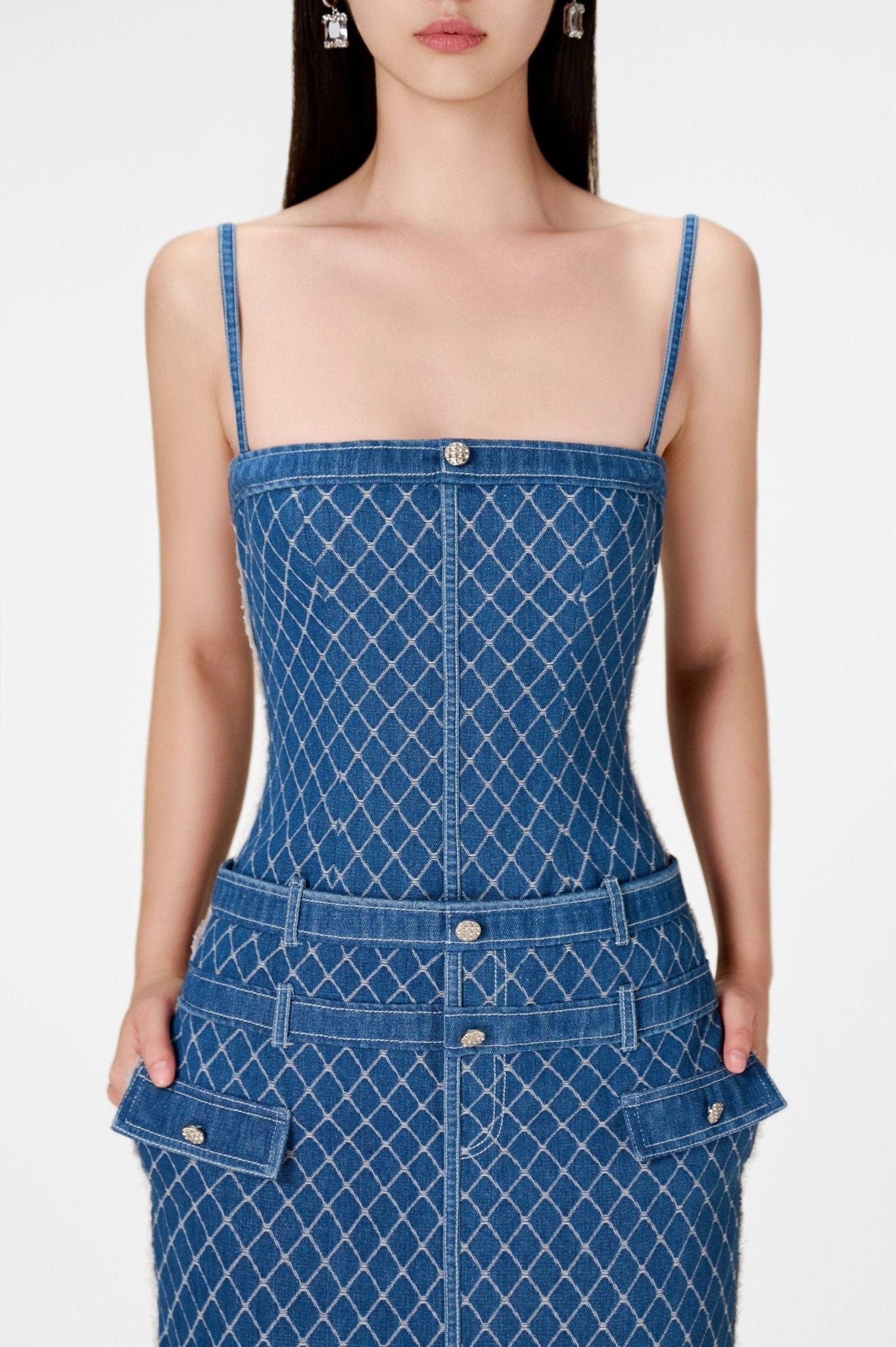 Mimi Denim String Dress - Montsand