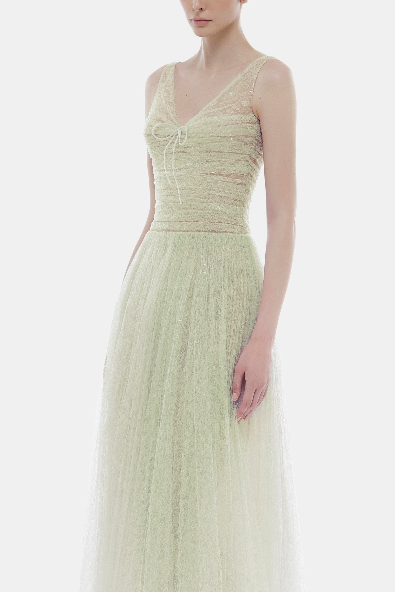 Mint Drapped Midi Dress Dresses Montsand