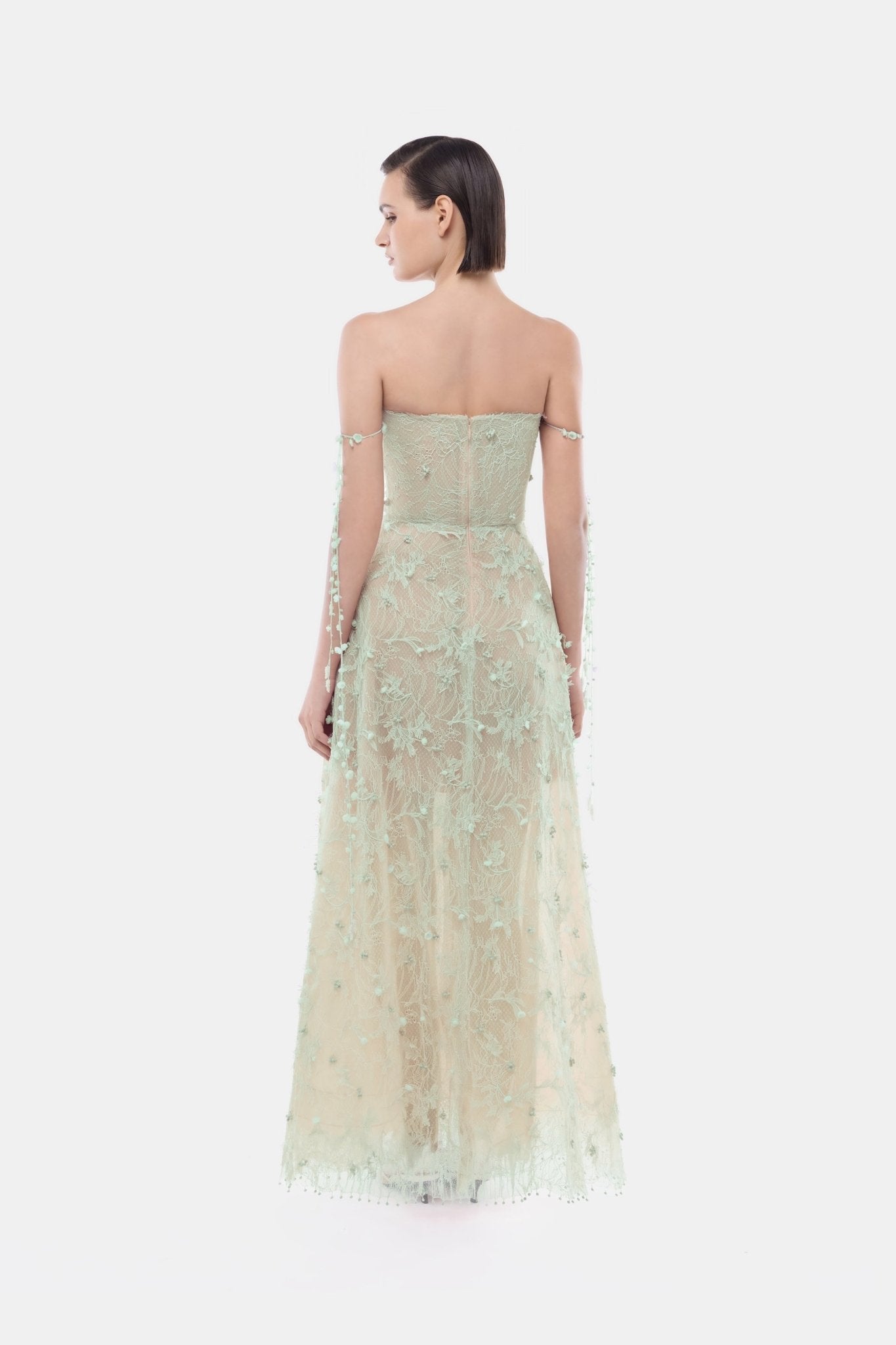 Mint Floral String Maxi Dress - Montsand