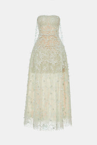 Mint Floral String Maxi Dress - Montsand