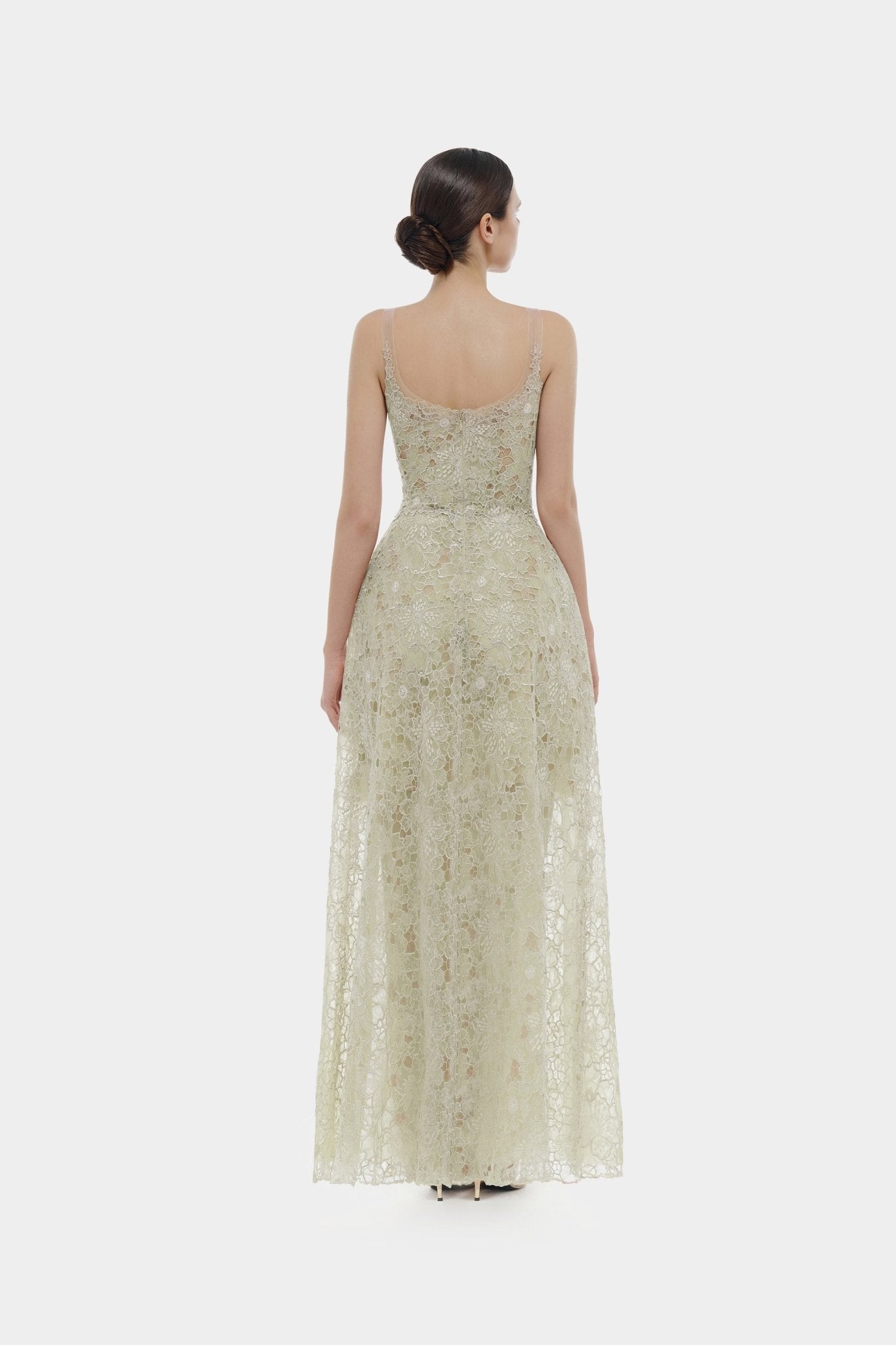 Mint Flower Lace Maxi Dress Dresses Montsand