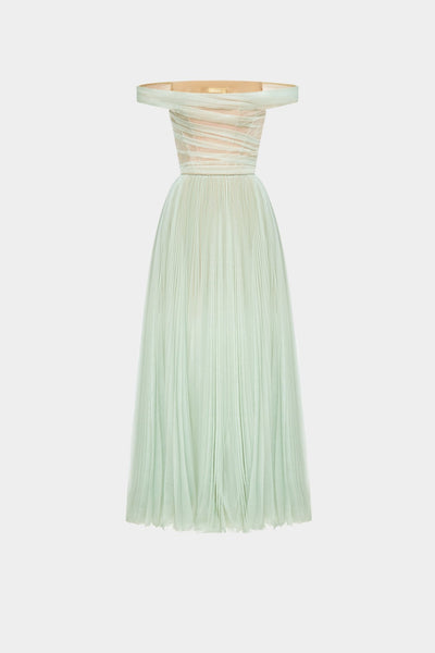 midi dress mint Mint Off-shoulder Midi Dress XXL