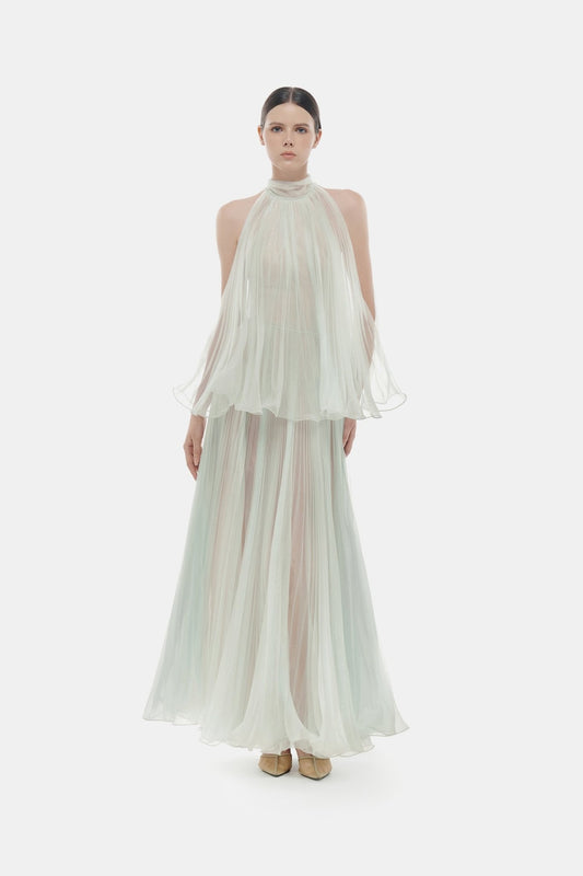 Mint Pleated Dress Dresses Montsand