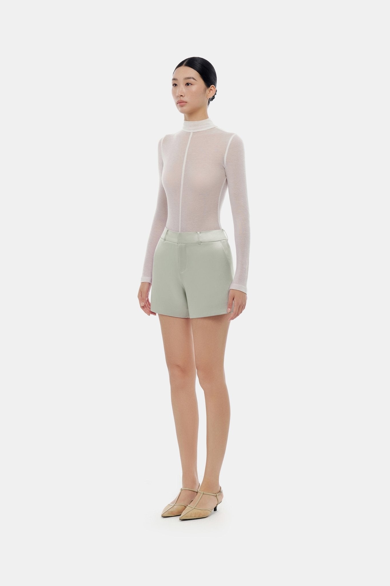 Mint Silk Shorts - Montsand