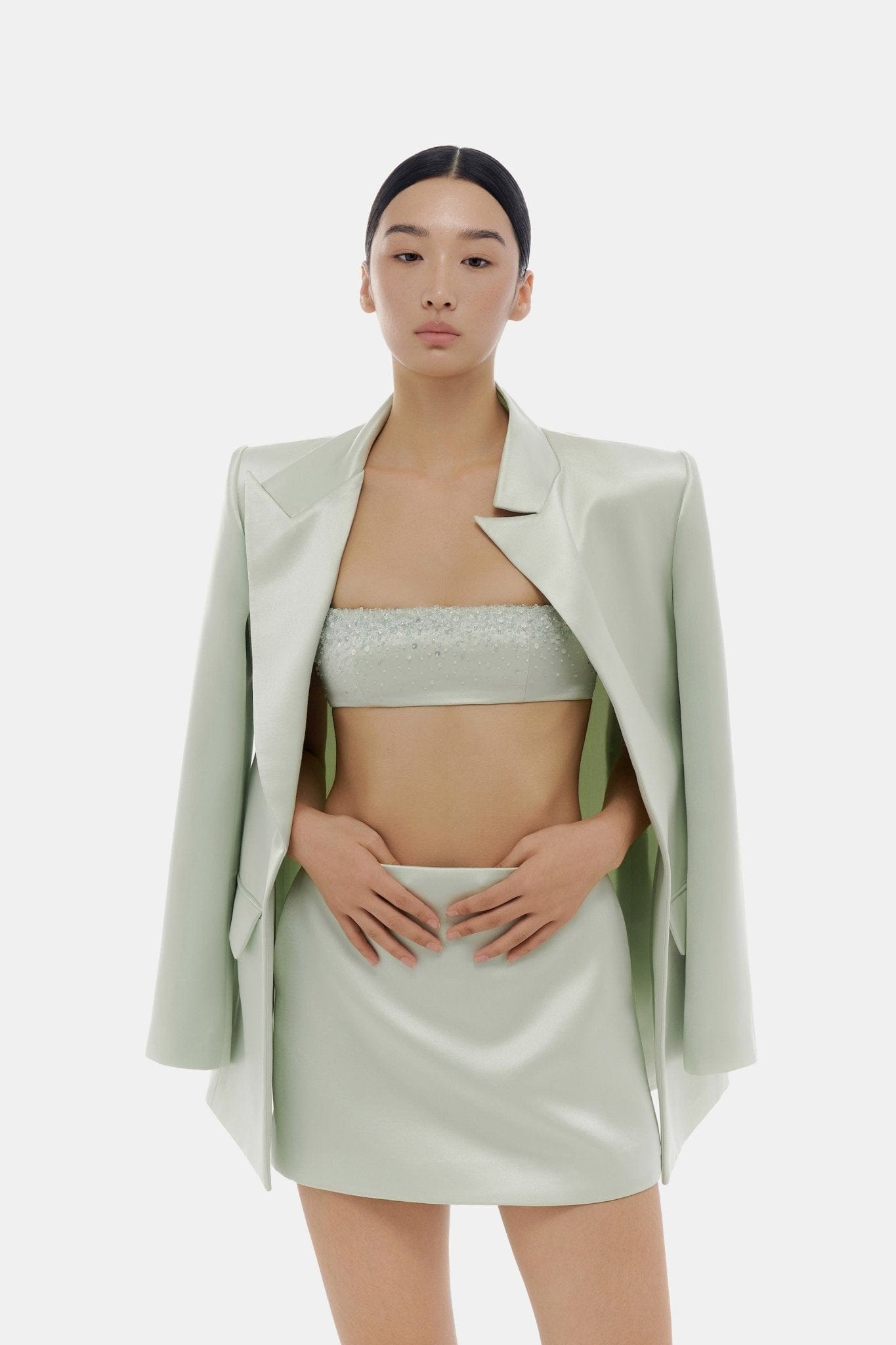 Mint Silk Skirt - Montsand