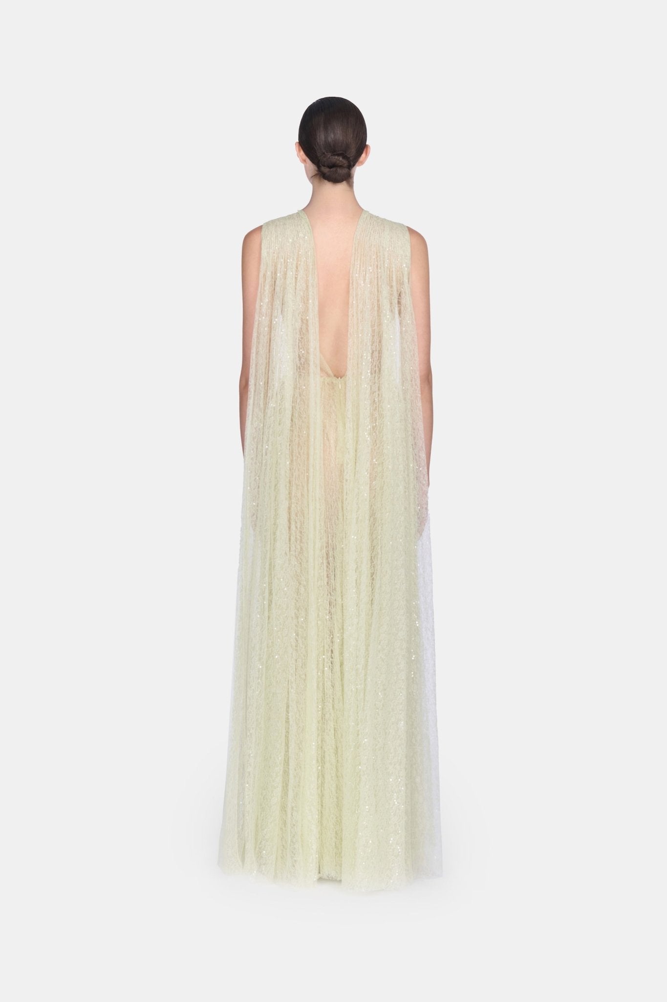 Mint Smocked Round - neck Maxi Dress - Montsand