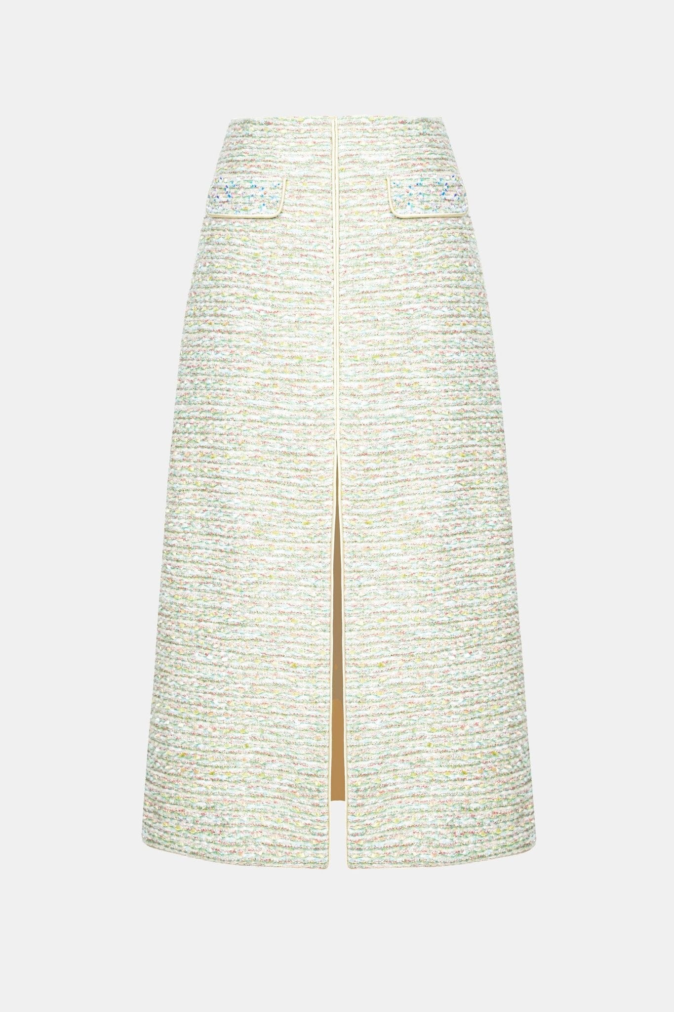 Mint Tweed A - Line Skirt - Montsand