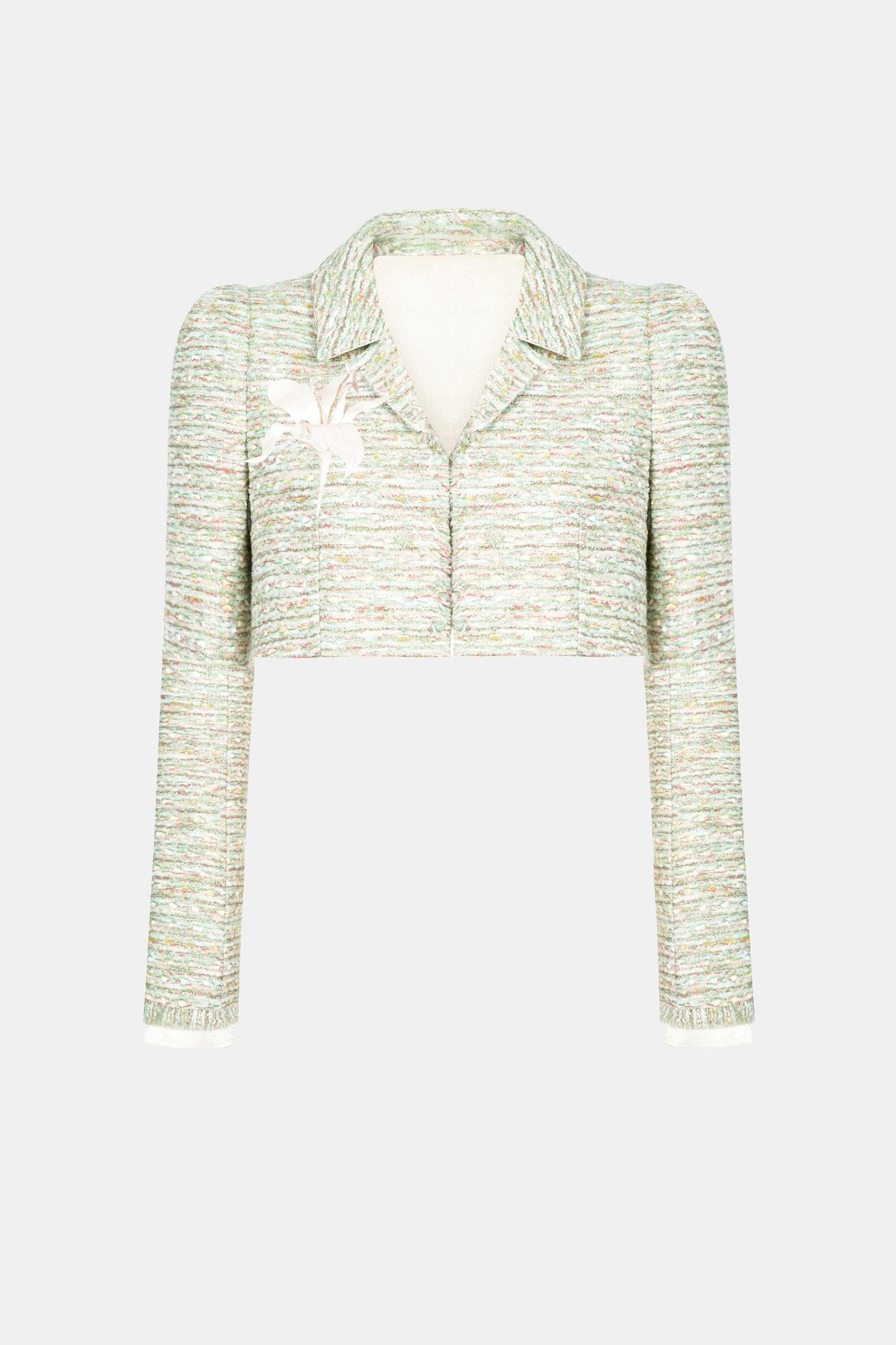 Mint Tweed Crop Jacket - Montsand