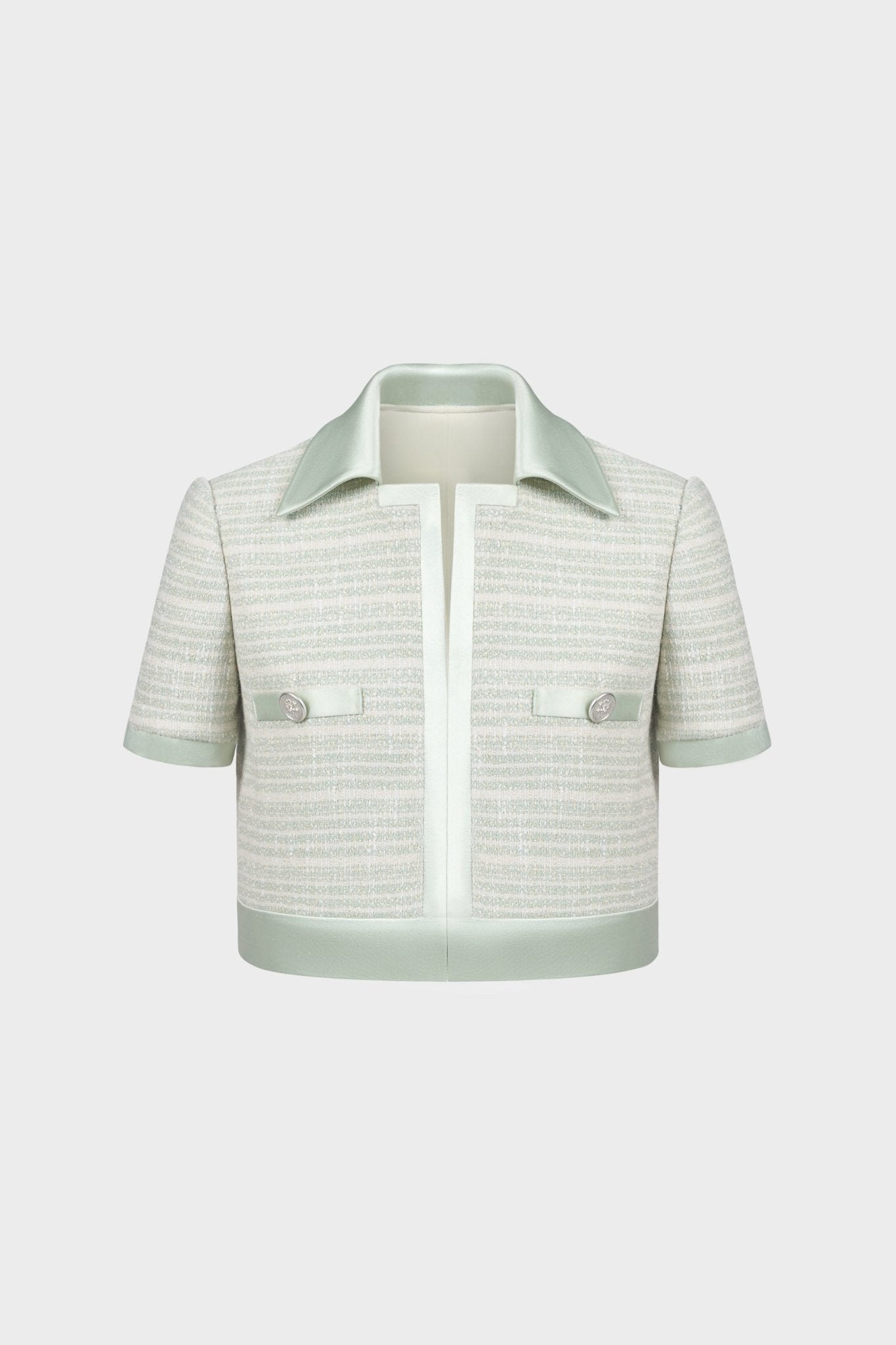 Mint Tweed Croptop Jacket - Montsand