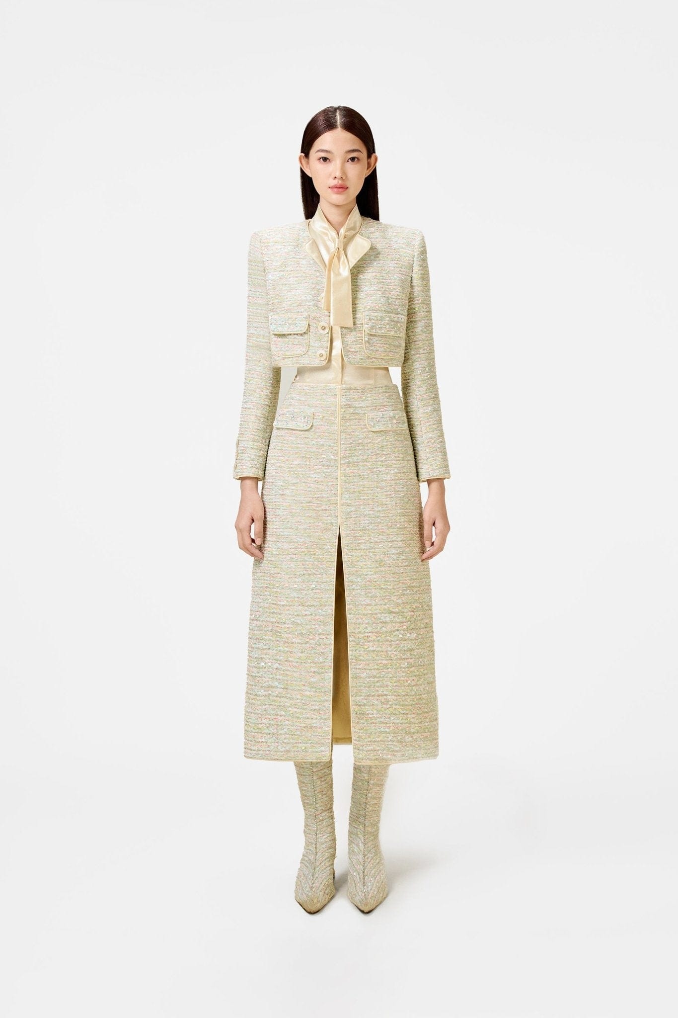 Mint Tweed Jacket - Montsand