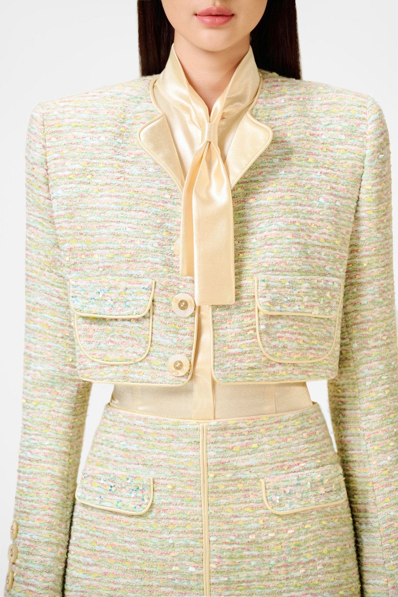 Mint Tweed Jacket - Montsand