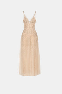 Pastel Deep - V Midi Dress - Montsand