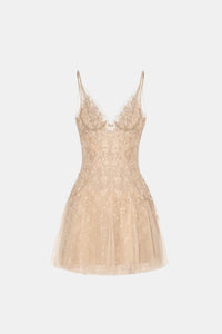Pastel Deep - V Mini Dress - Montsand
