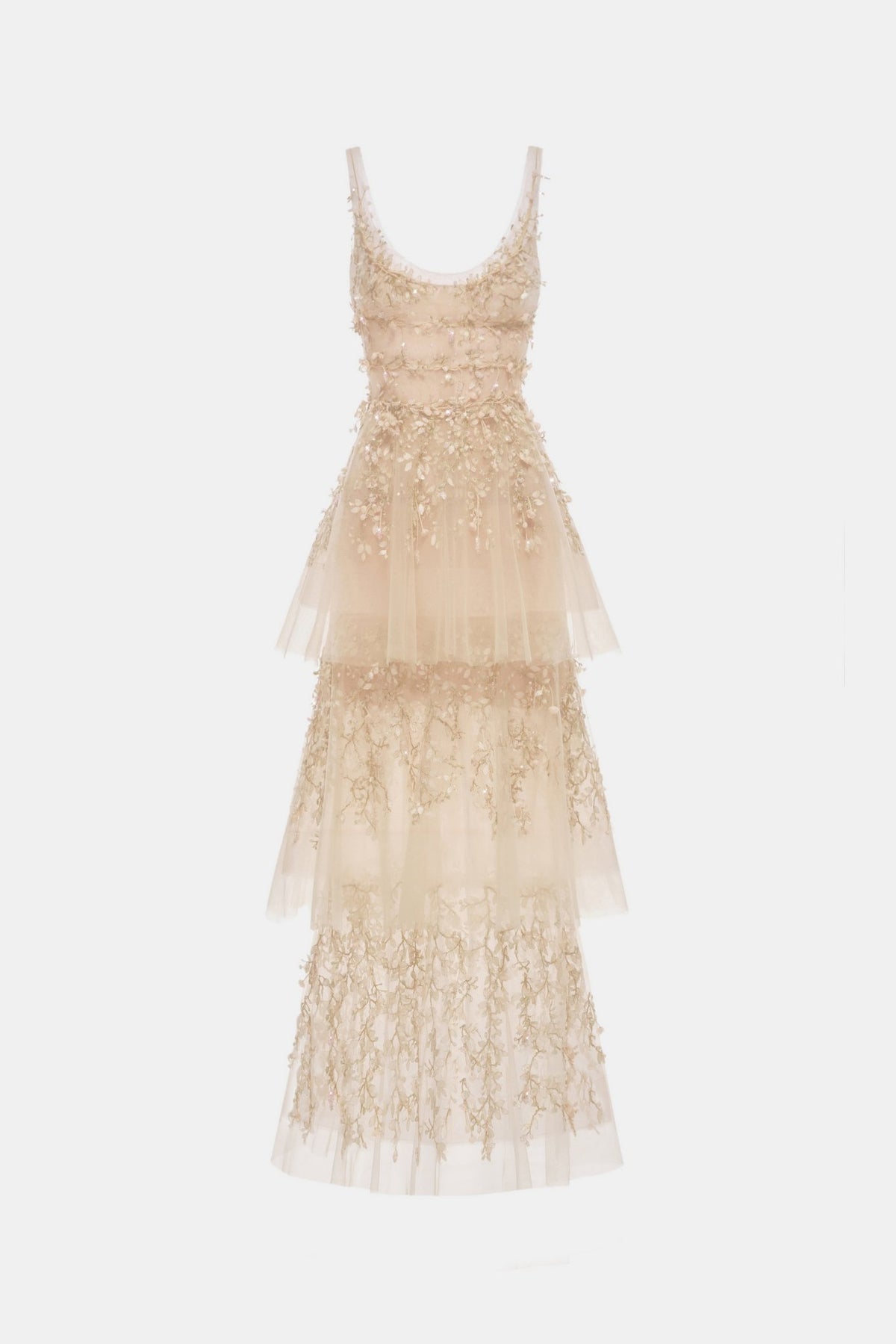 Pastel Tiered Maxi Dress - Montsand